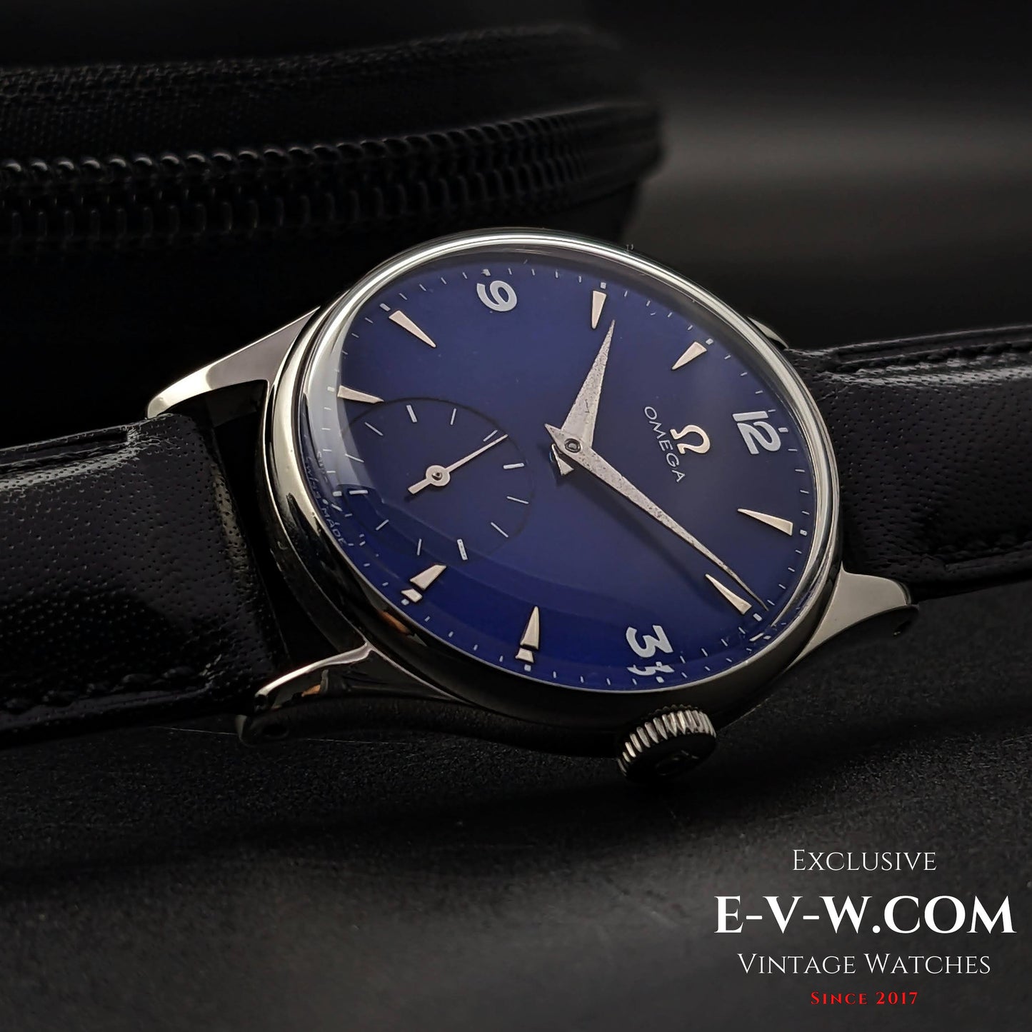 73 Years Old Vintage Blue Omega 265 (30T2 Family)  / Ref. 2540-7 / Cal. 265 / Vintage  1950