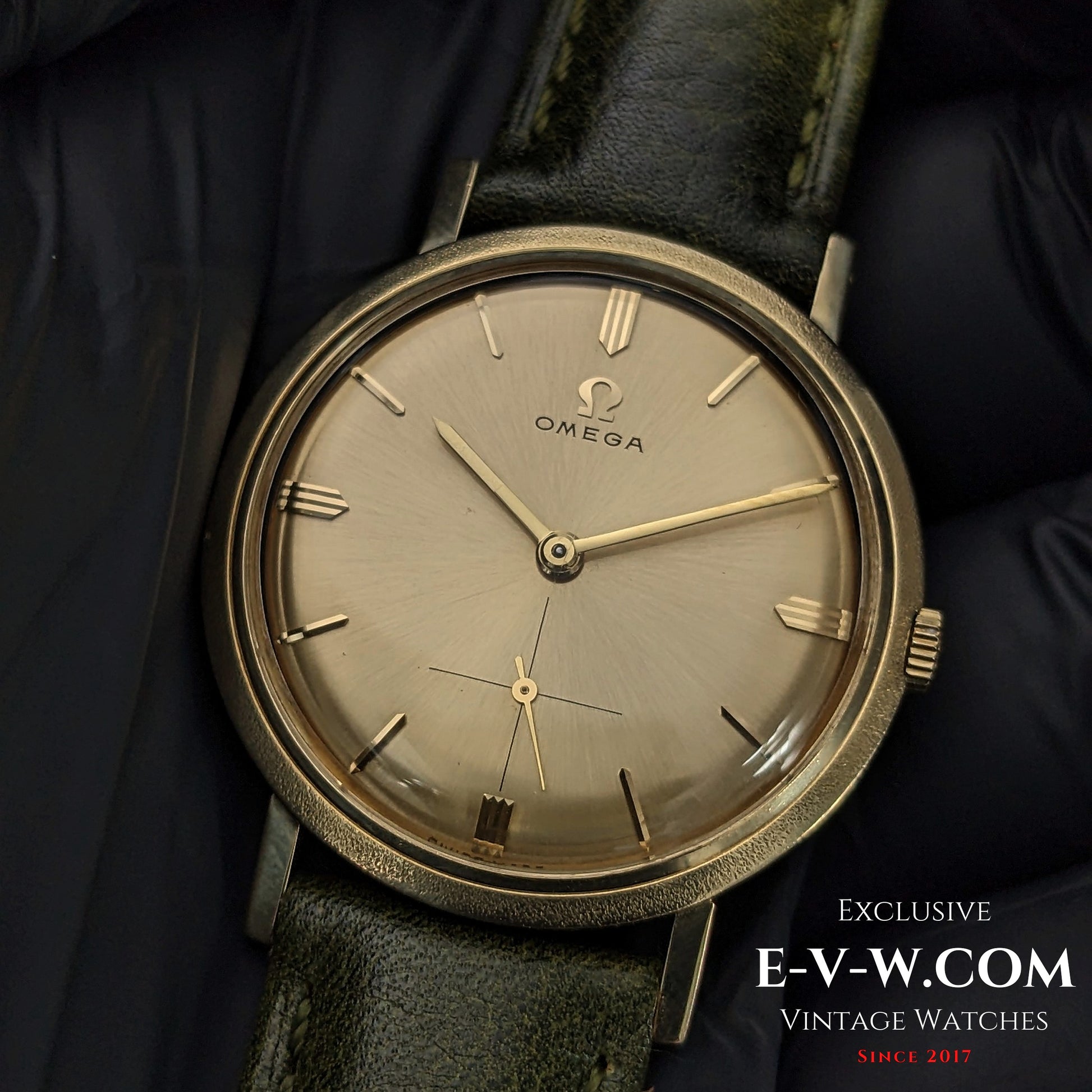 69 Years Old Vintage Omega Classic 14k Gold filled / Rare / Ref. 4066-1 / Cal. 302 / Vintage 1956