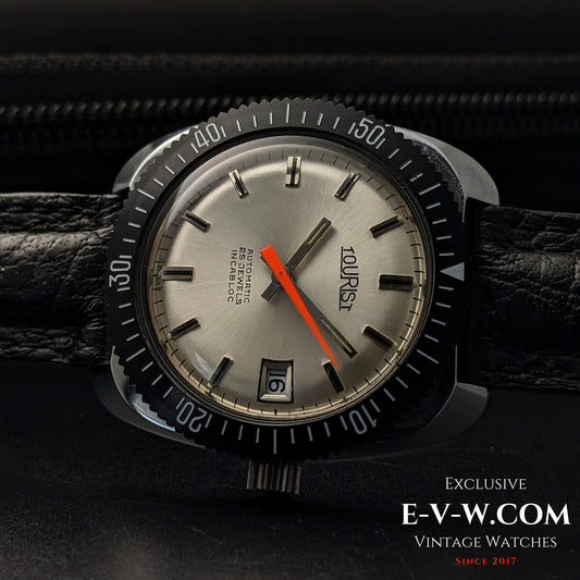 55 Years Old Vintage Tourist NOS Automatic / Diver / 25 Jewels / Cal. 2728 / Vintage 1970