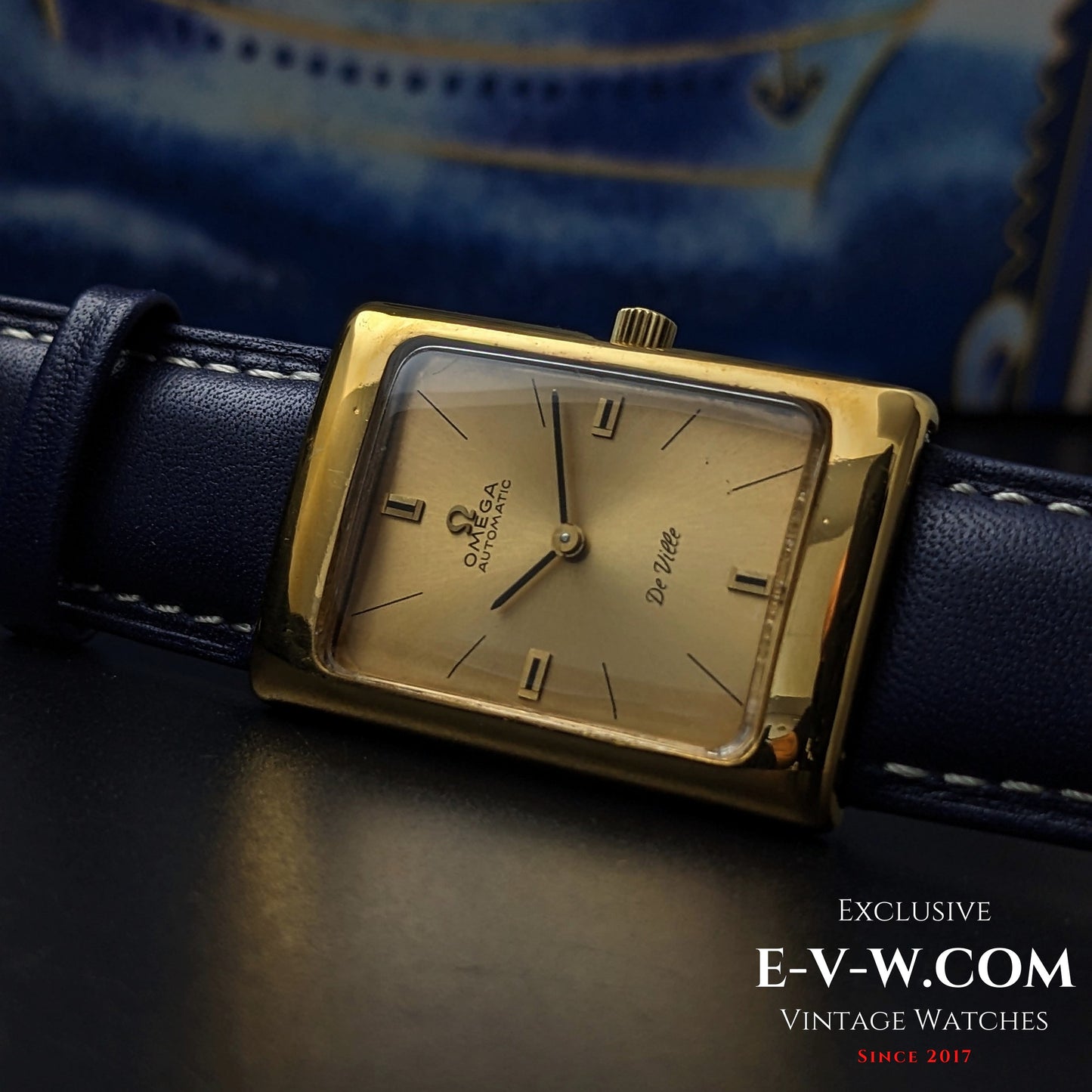 Omega De Ville Automatic Rectangular Gold plaque | Ref. 151.031 | Cal. 681 | Vintage 1969 | Serviced
