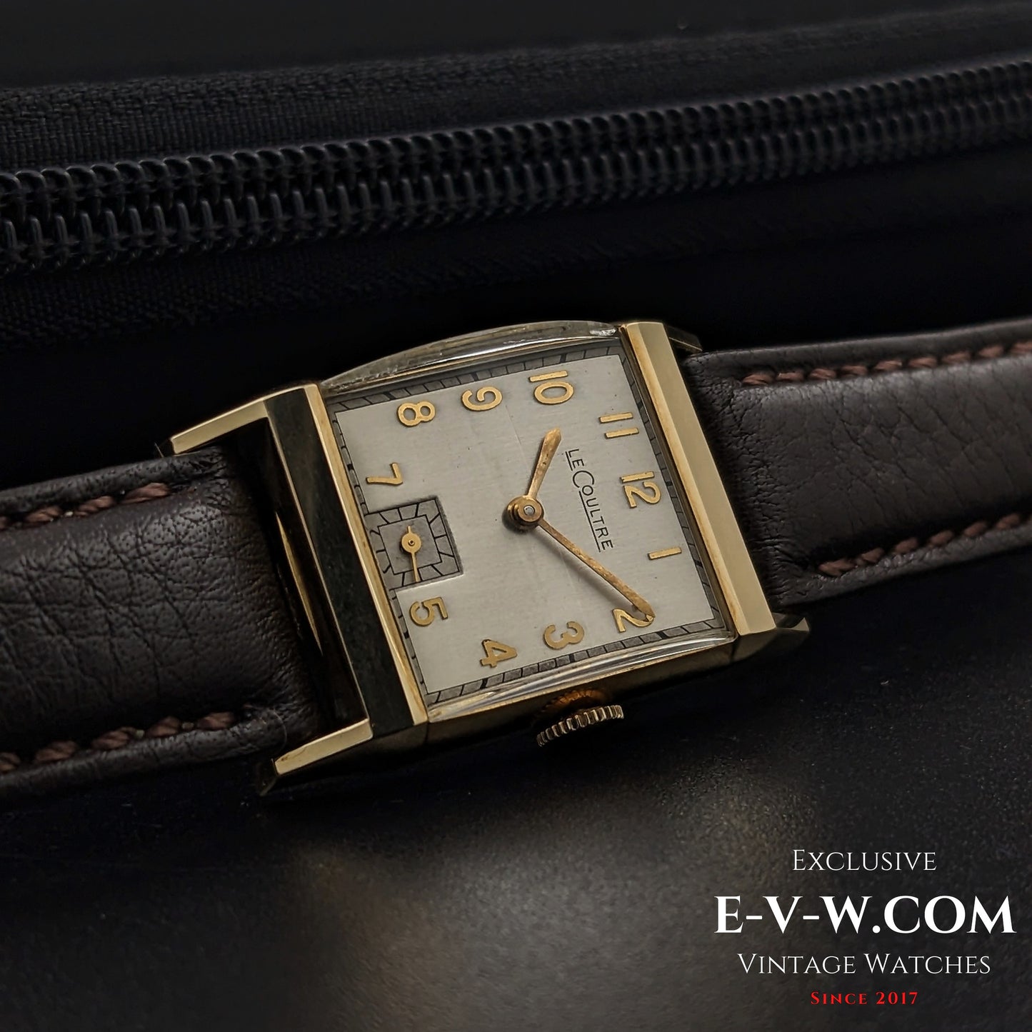 94 Years Old Antique Jaeger-LeCoultre Tank unique cristal Art Deco Cal. 11LO Vintage 1930#e-v-w.com