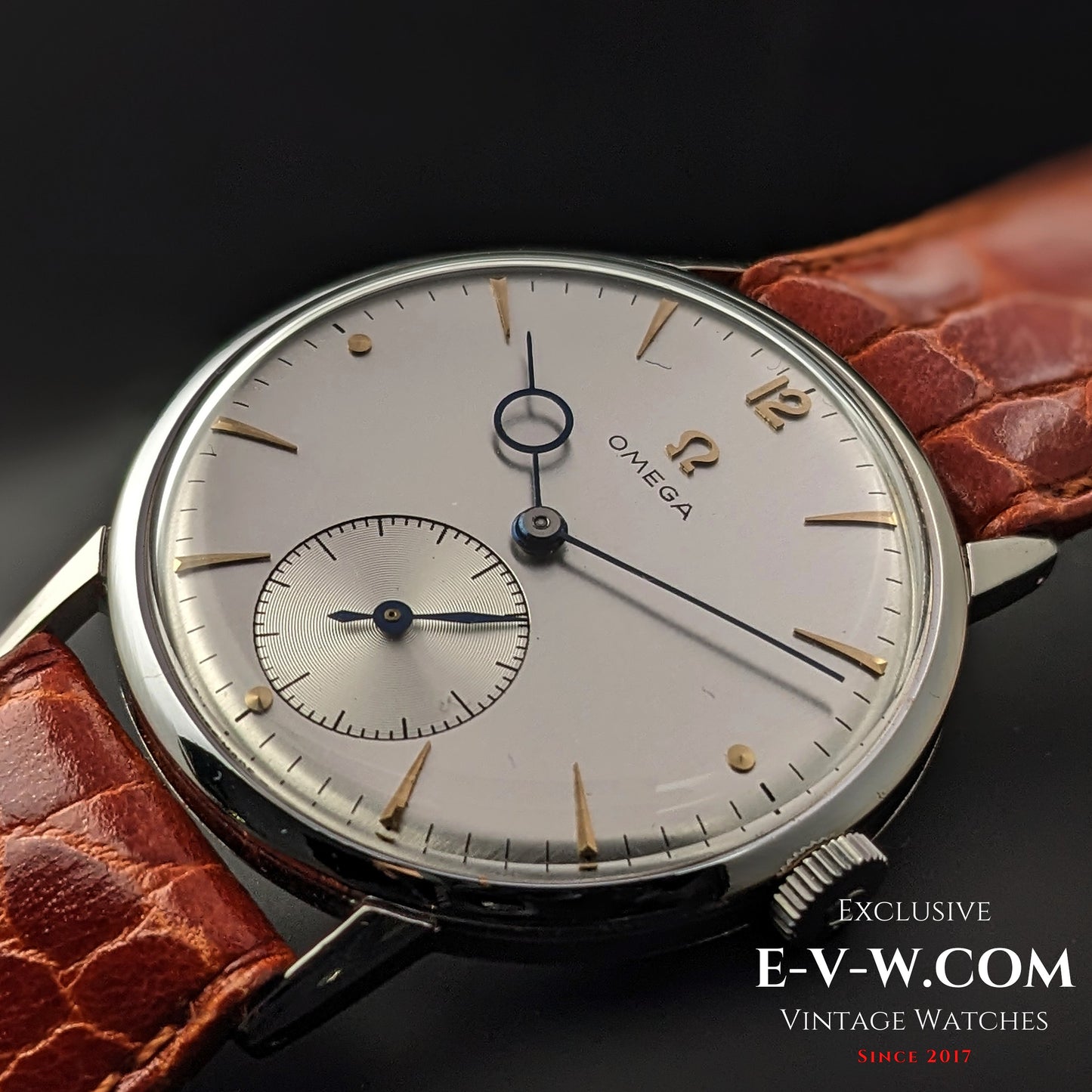 76 Years Old Vintage Omega Very Rare Pontifex Hands / Jumbo Oversize /Ref. 2272-9 / Cal. 30T2PC / Vintage 1947