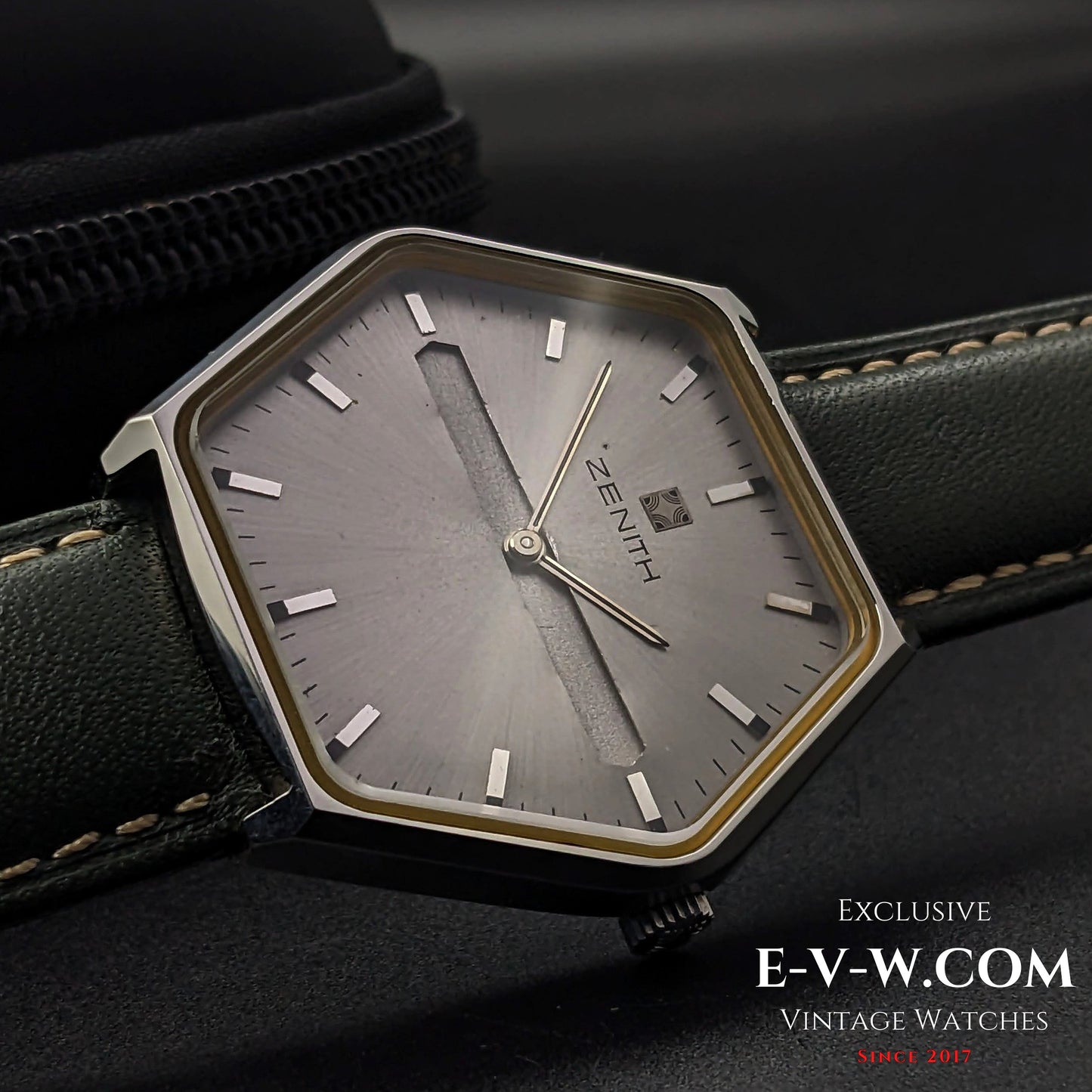 "54 Years Old Vintage Zenith Rare Hexagon Jumbo Ref. 01-3530-172 / Cal. 2320 / Vintage 1970"