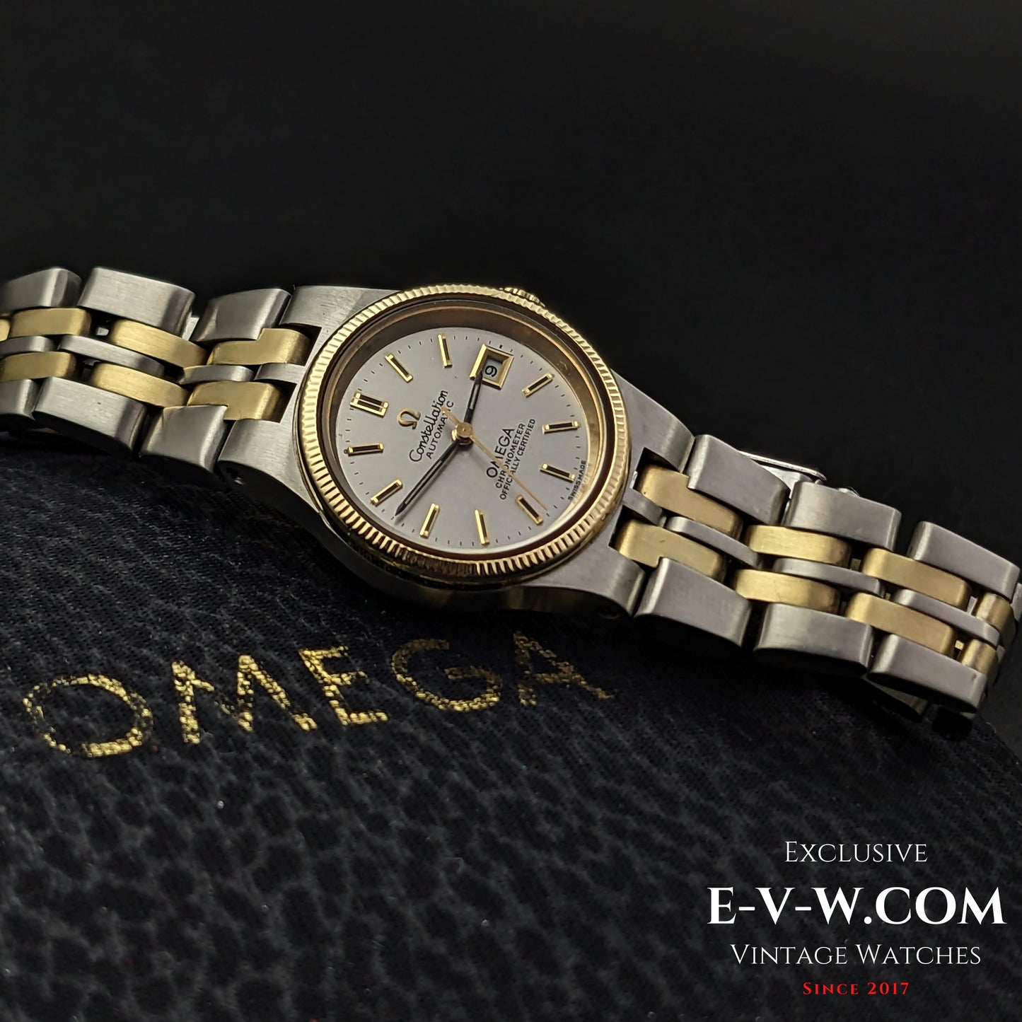 50 Years Old Vintage Omega Constellation Automatic Women's - ladys / Gold Seel /Ref. 5680019 / Cal. 685 Vintage 1974