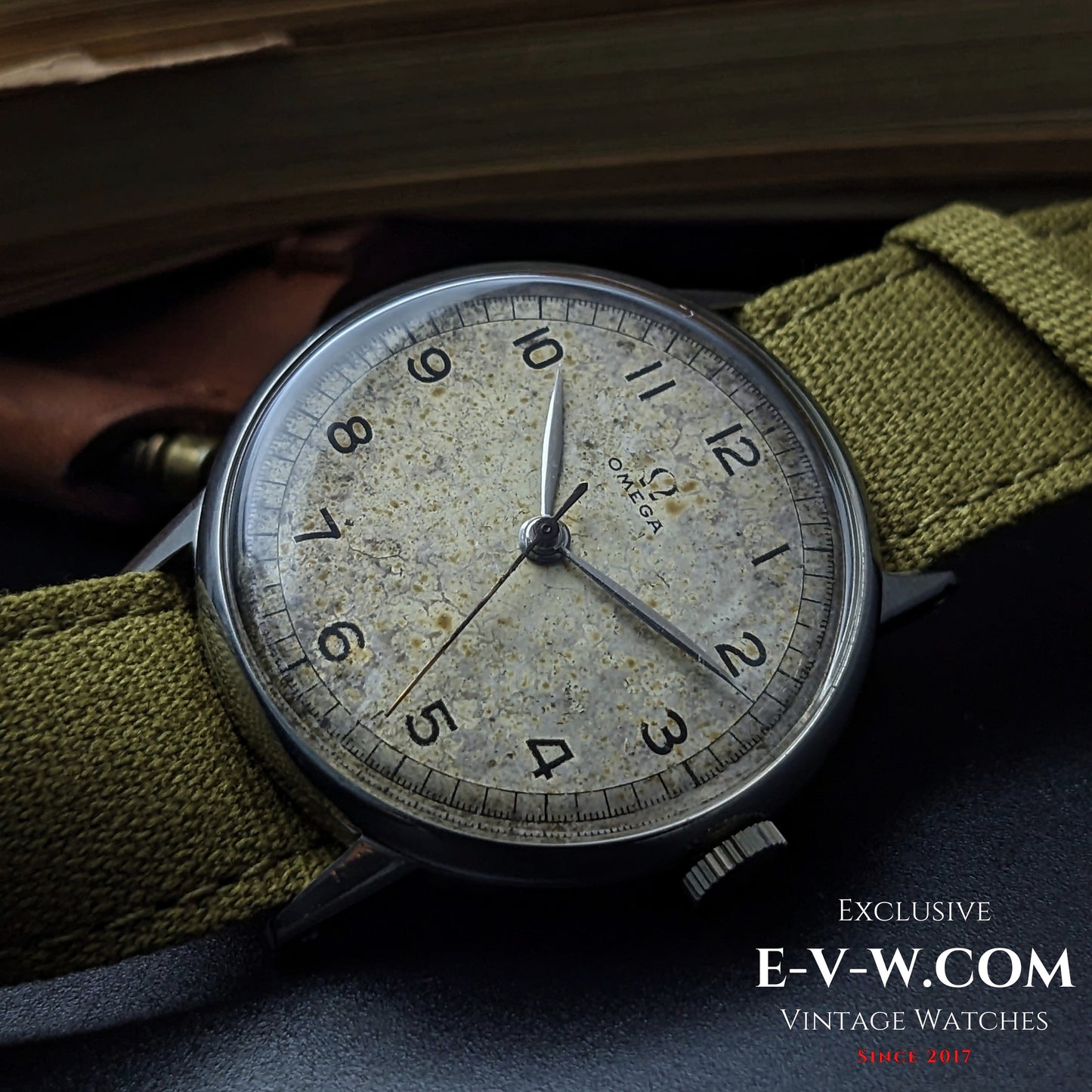 ~80 Years Old — Omega 30T2 WWII “Calatrava-Style” | Ref. 2349/3 | Cal. 30T2 SC | ~1944 | Serviced