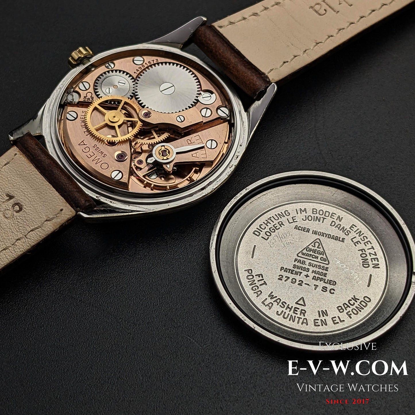 69 Years Old Vintage Omega Oversize Ref. 2792 -2 SC / Cal. 283 (30T2 family) / Vintage 1954