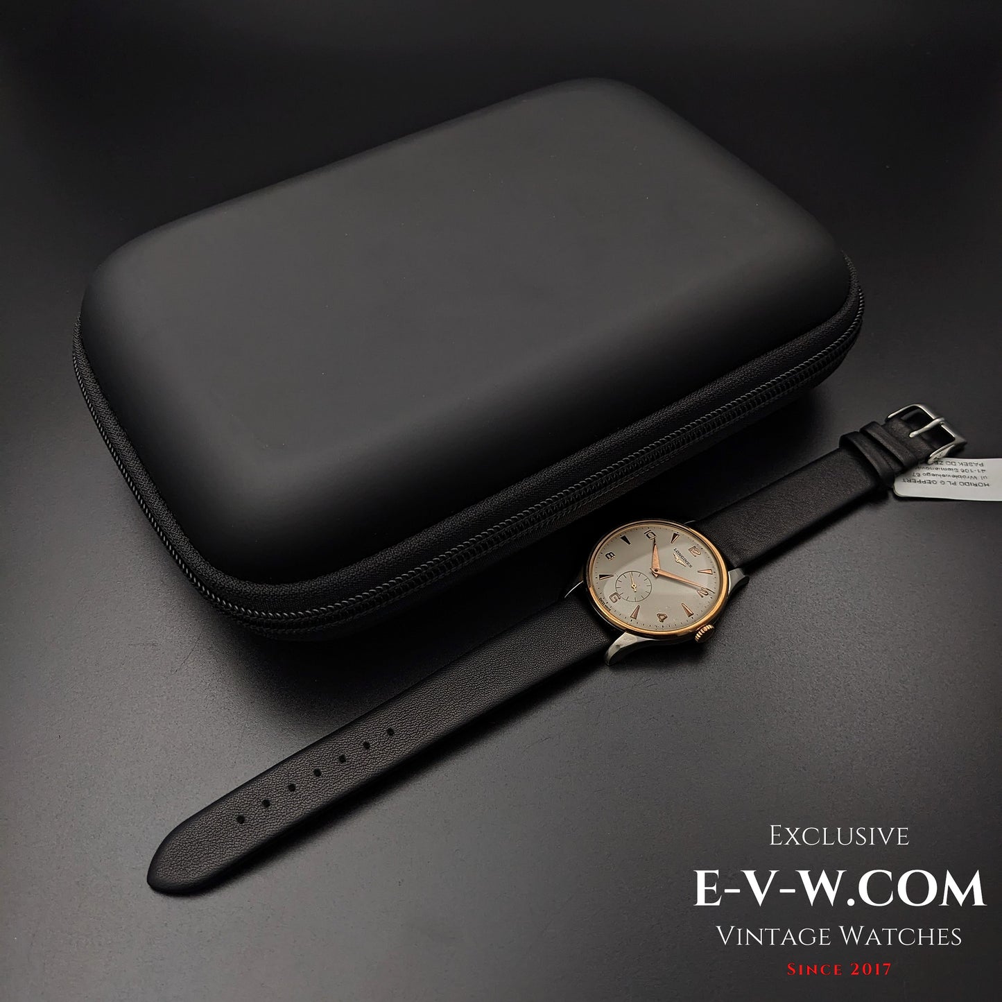66 Years Old Vintage Longines Calatrava Oversize Jumbo Two Tone Ref. 4914 Cal. 12.68Z Vintage 1958
