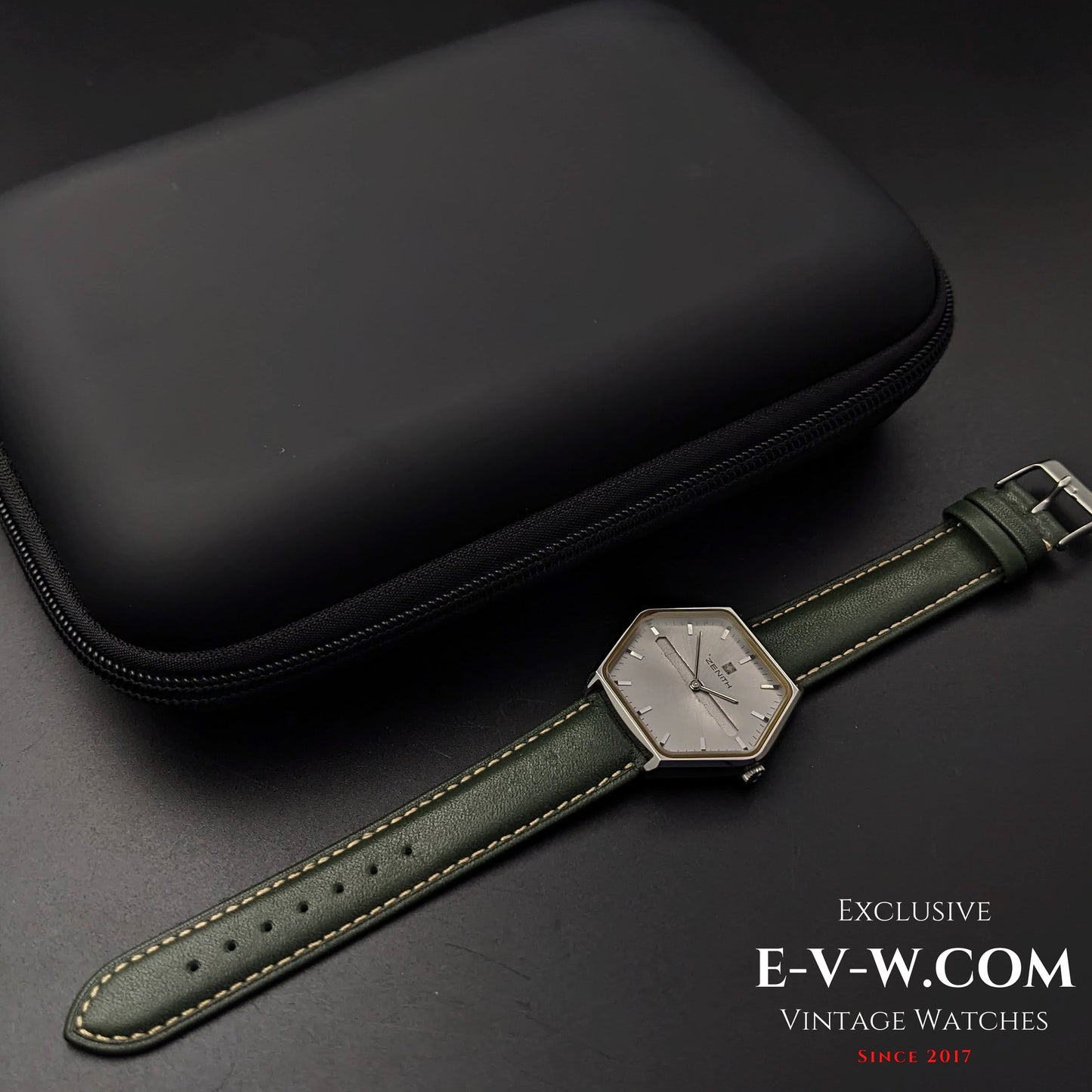 "54 Years Old Vintage Zenith Rare Hexagon Jumbo Ref. 01-3530-172 / Cal. 2320 / Vintage 1970"