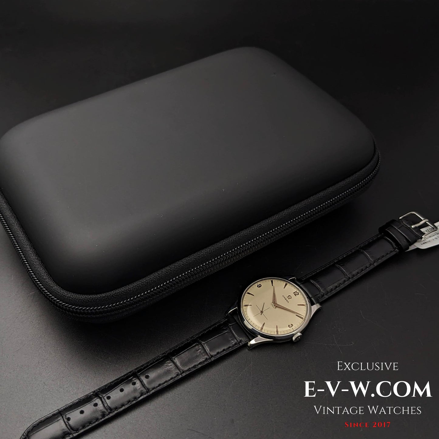 72 Years Old Vintage Omega Guilloche-Honeucomb  Dial / Jumbo Ref. 2609 / Cal. 266 / Vintage 1952