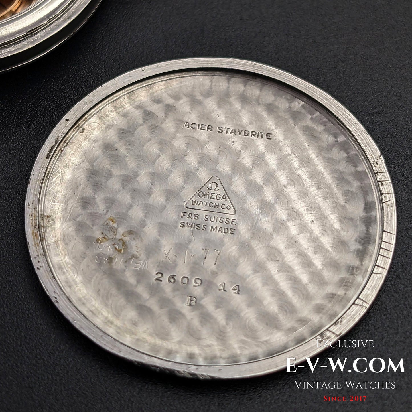 72 Years Old Vintage Omega Guilloche-Honeucomb  Dial / Jumbo Ref. 2609 / Cal. 266 / Vintage 1952