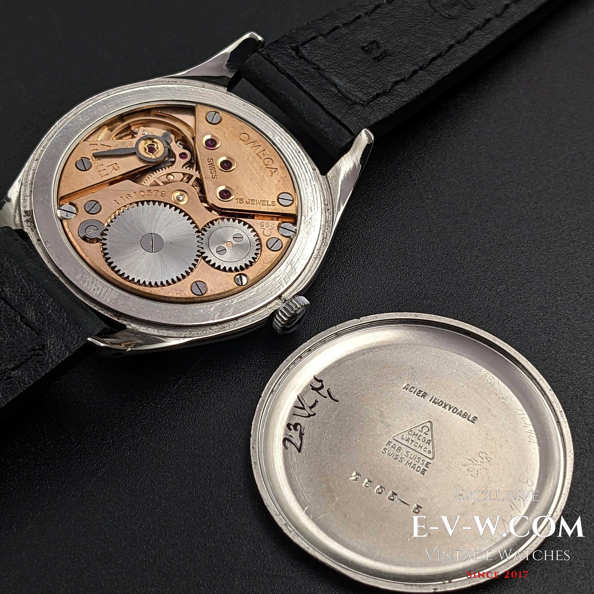 76 Years Old Vintage Omega Jumbo 38mm  Ref. 2505-5 / Cal.265 (30T2 1947Family) / Vintage