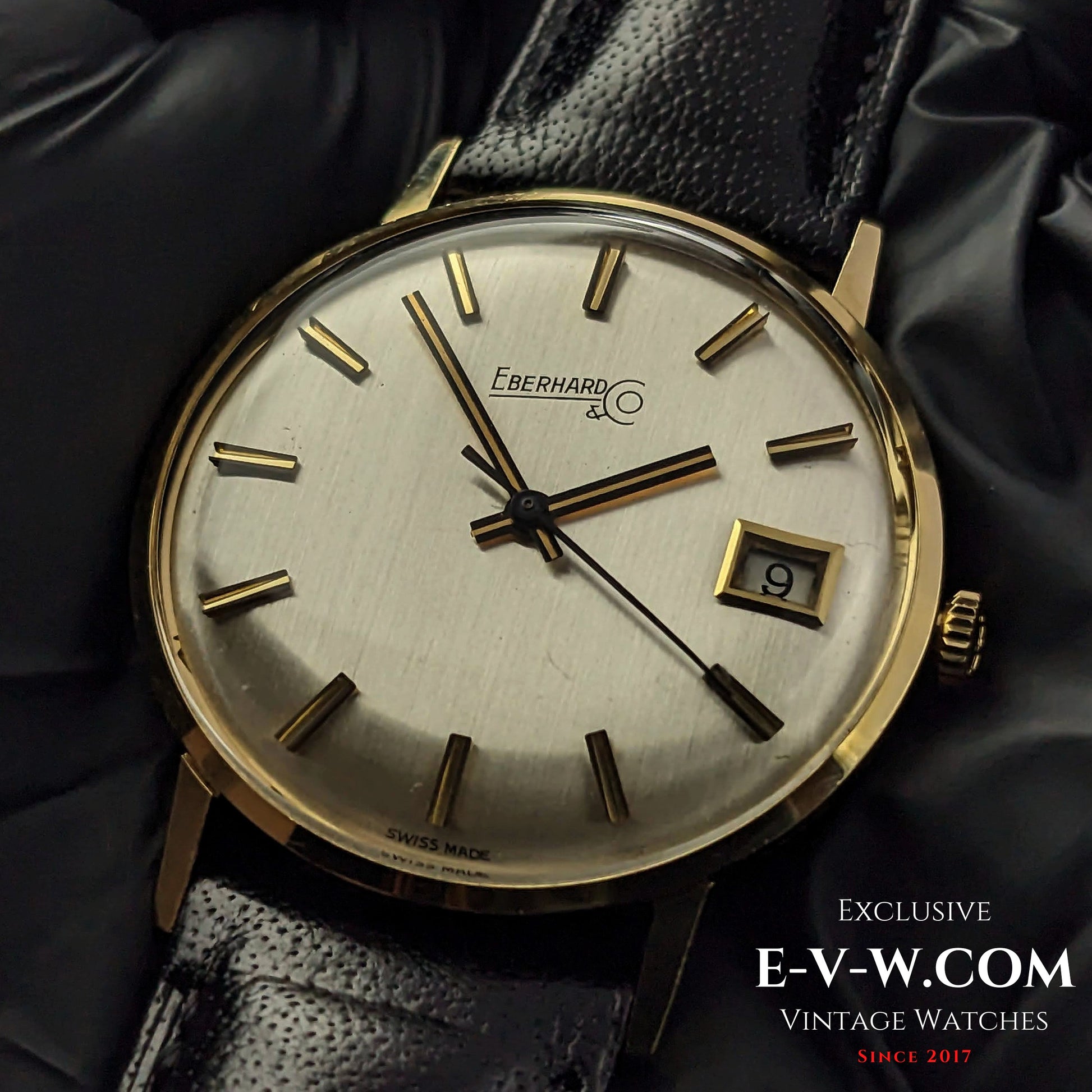 60 Years Old Vintage Eberhard & CO / 18k Gold/ Cal.236-12 B / Vintage 1960s