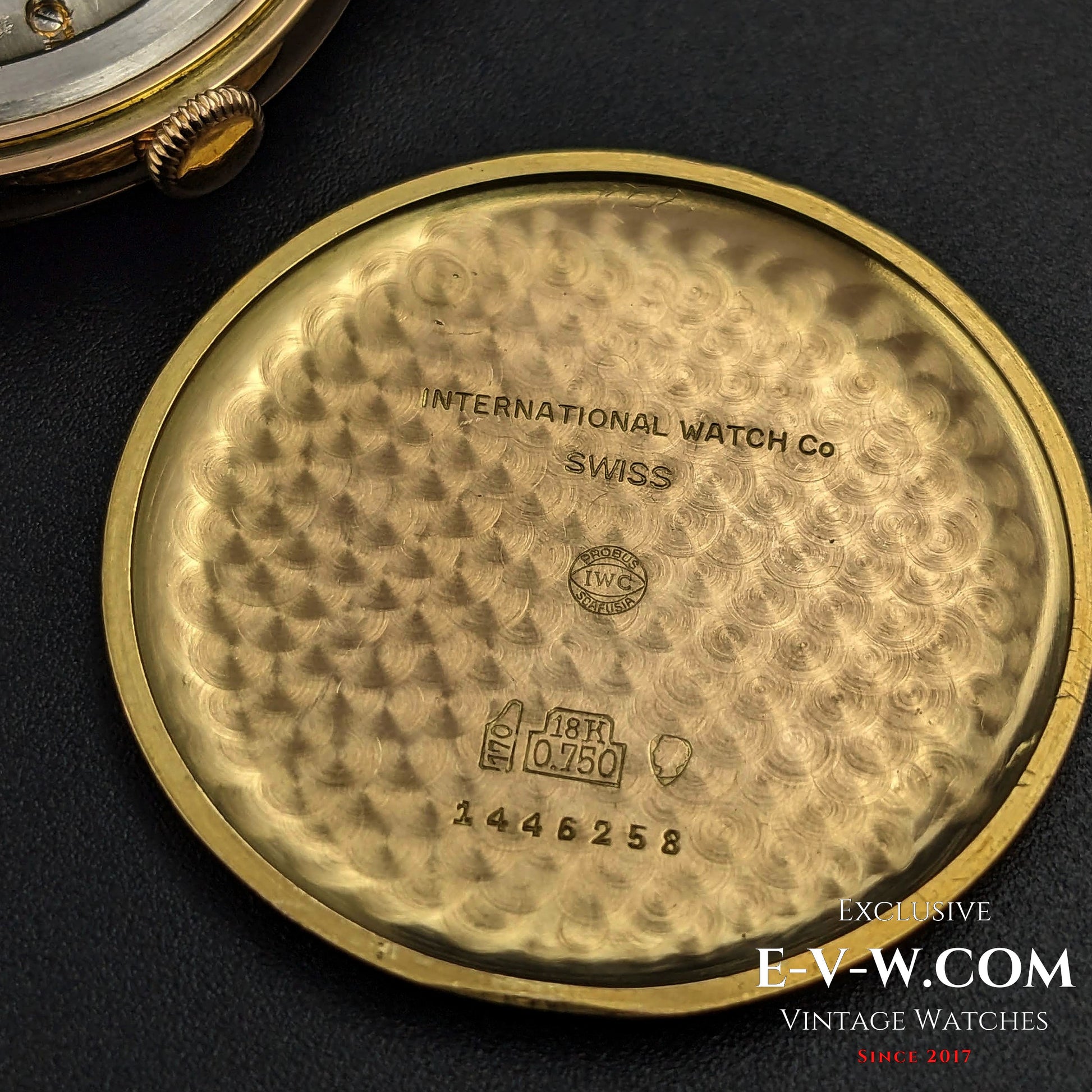 IWC Schaffhausen 18k Pink Gold Salmon Dial / Cal. 89 / Vintage 1957