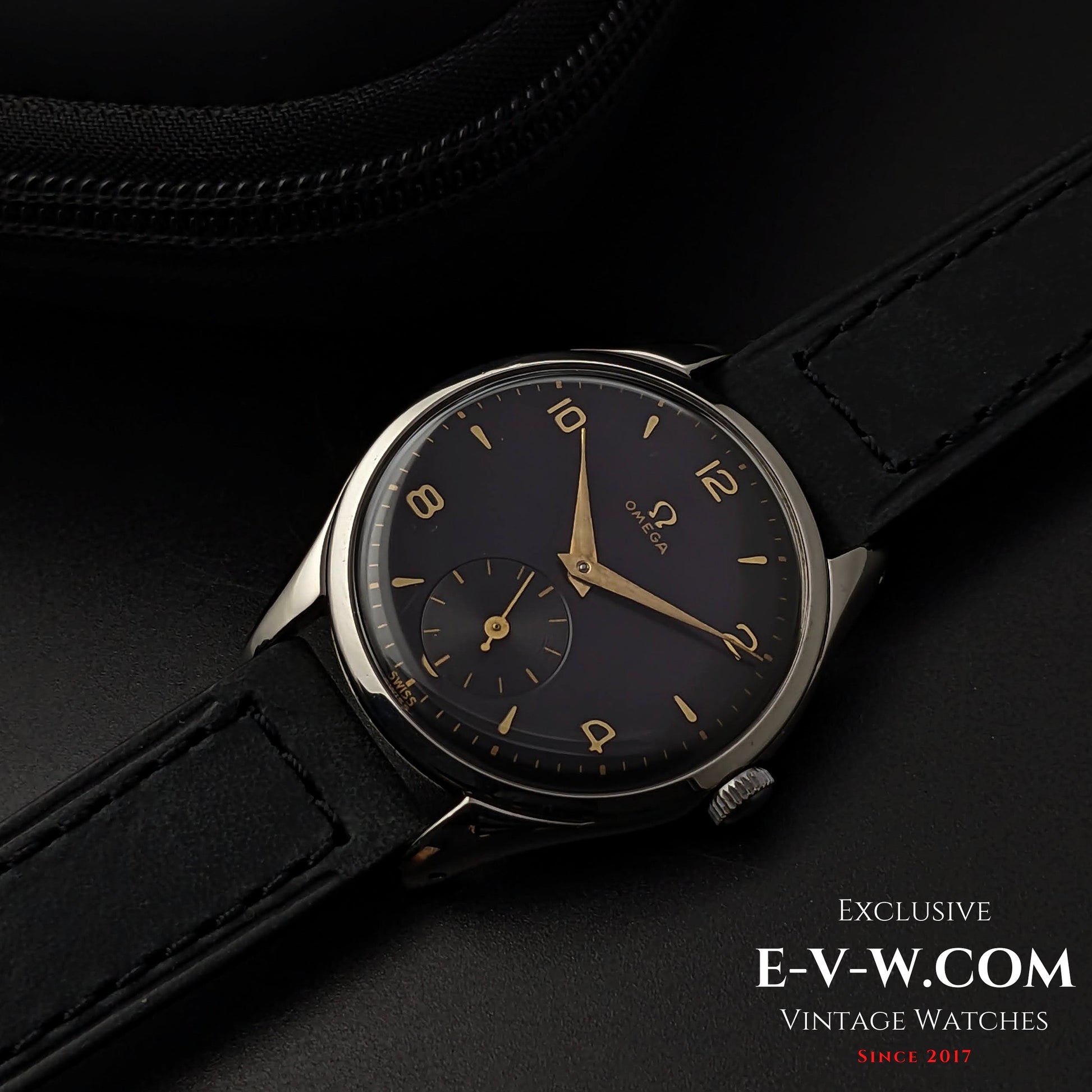 76 Years Old Vintage Omega Jumbo 38mm  Ref. 2505-5 / Cal.265 (30T2 1947Family) / Vintage