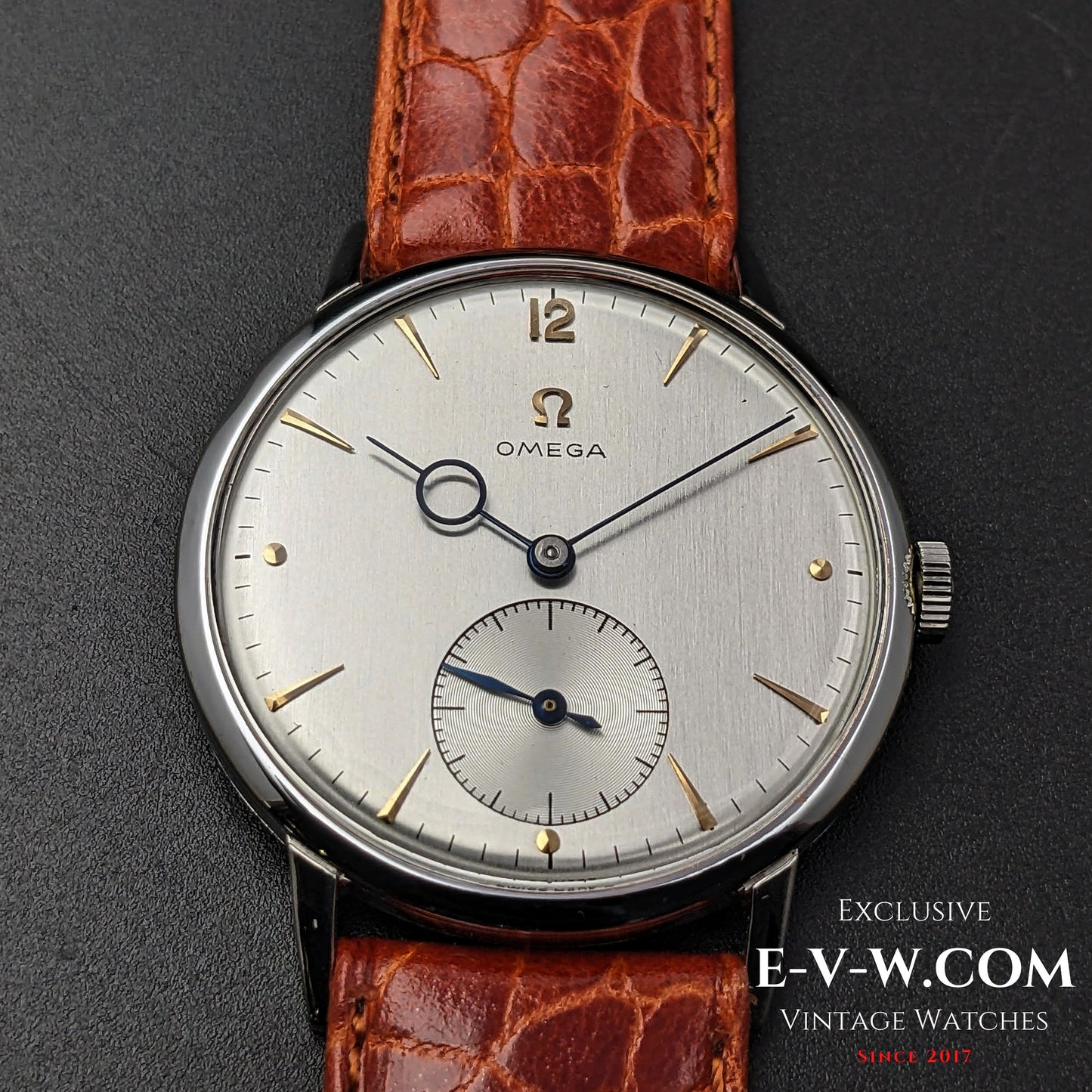 76 Years Old Vintage Omega Very Rare Pontifex Hands / Jumbo Oversize /Ref. 2272-9 / Cal. 30T2PC / Vintage 1947