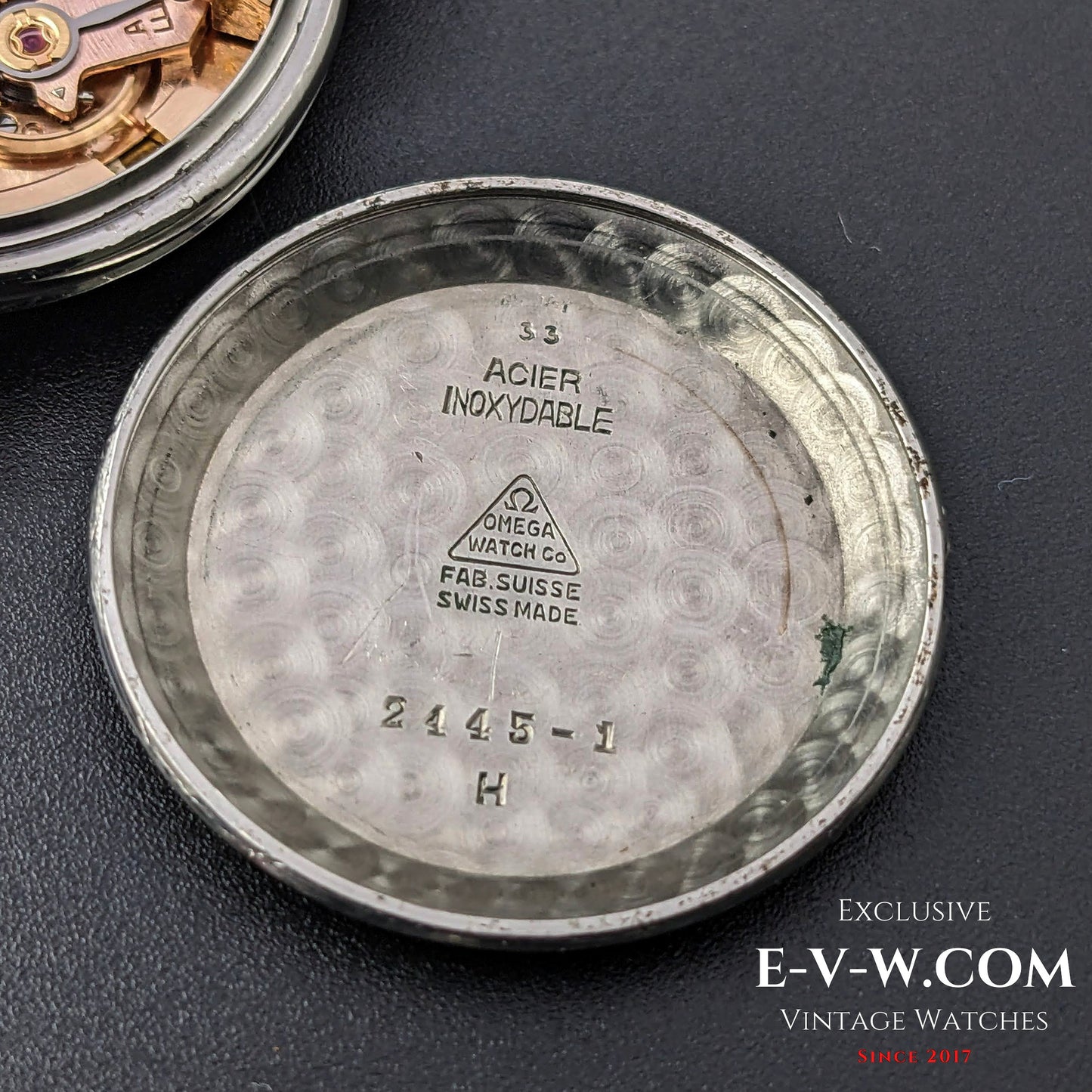79 Years Old Vintage Omega Seamaster /Ref.  2445-1 / Cal.350 / Vintage 1944