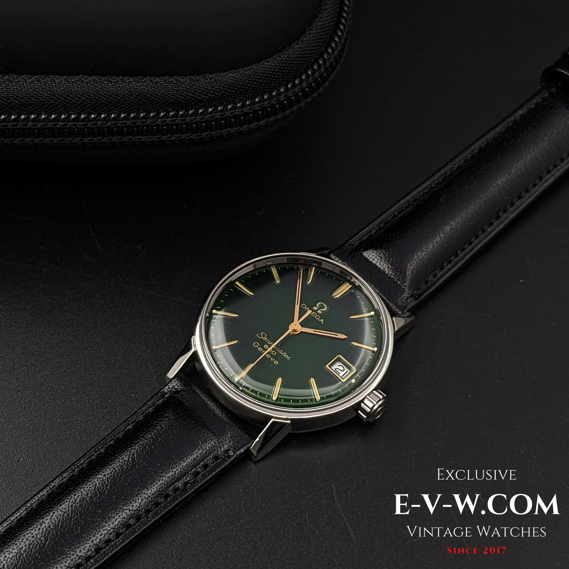 57 Years Old Vintage Omega Seamaster 600 / Green Dial /Ref. 13600011 / Cal.611 / 1966 Vintage