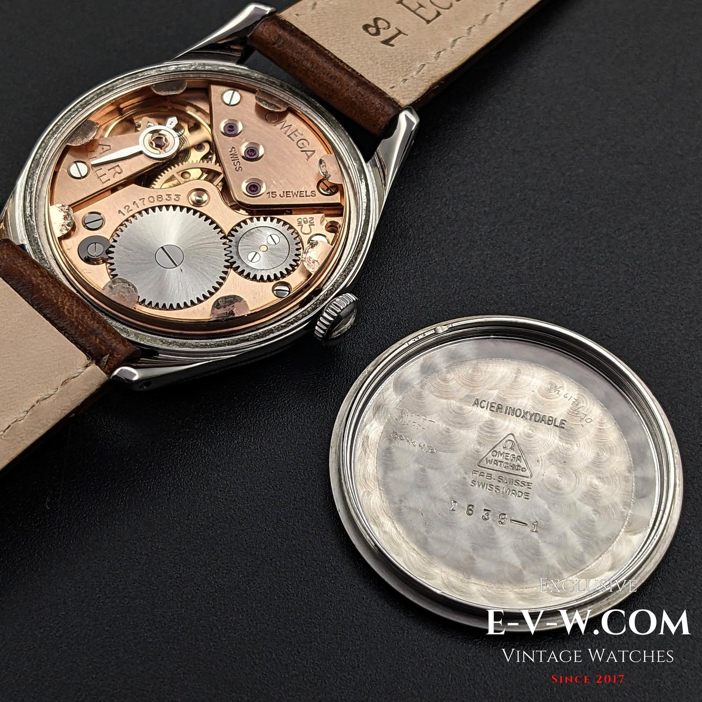 73 Years Old Vintage Omega with beautiful patina Ref. 2639-1 / Cal. 265 (30T2) / Vintage 1950