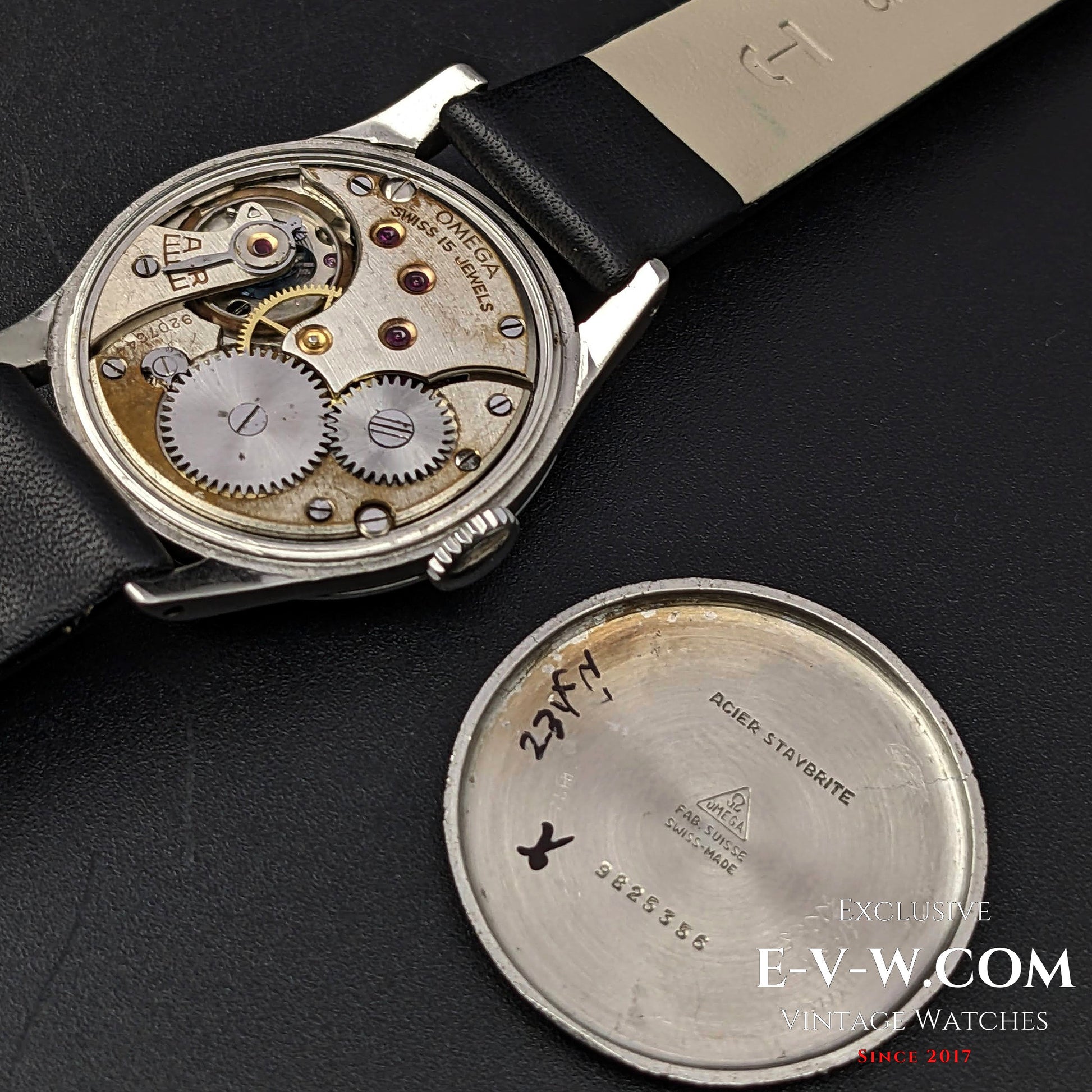 84 Years Old Rare Omega Art Deco / Cal. 25,6SOBT3/ Vintage 1939