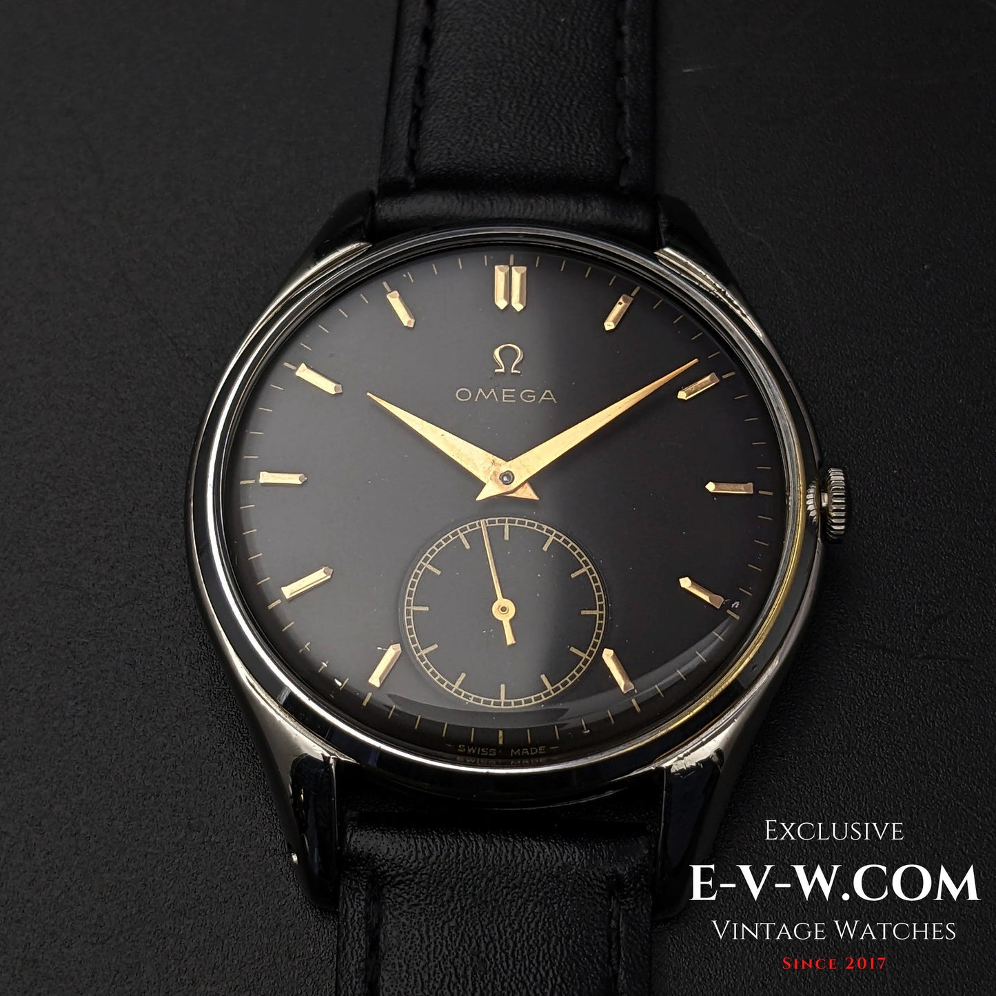 59 Years Old Vintage Omega Jumbo 38,5mm Ref. 2505-11 / Cal. 265 / 30T2 / Vintage 1947