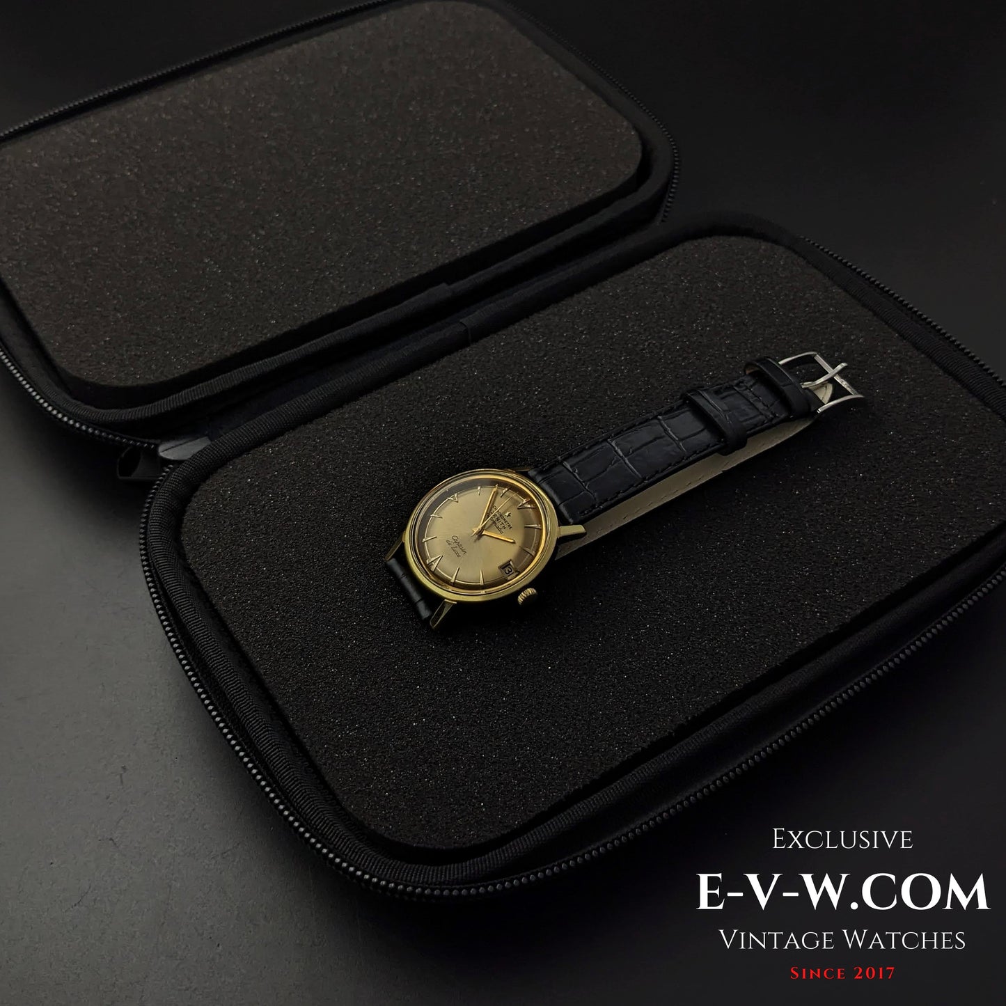 60 Years Old Vintage Zenith CHRONOMETRE Automatic CAPTAIN DE LUXE / Cal. 2542PC / Vintage 1960s