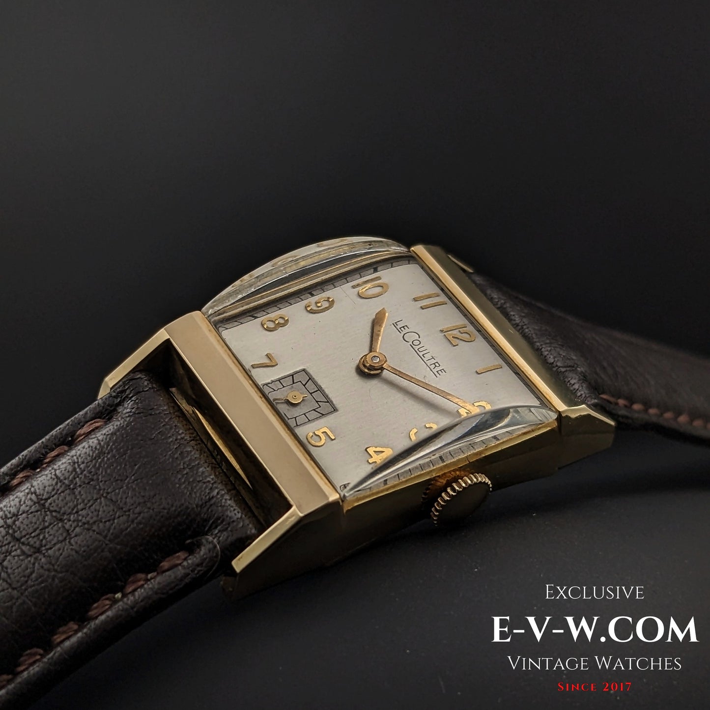 94 Years Old Antique Jaeger-LeCoultre Tank unique cristal Art Deco Cal. 11LO Vintage 1930#e-v-w.com