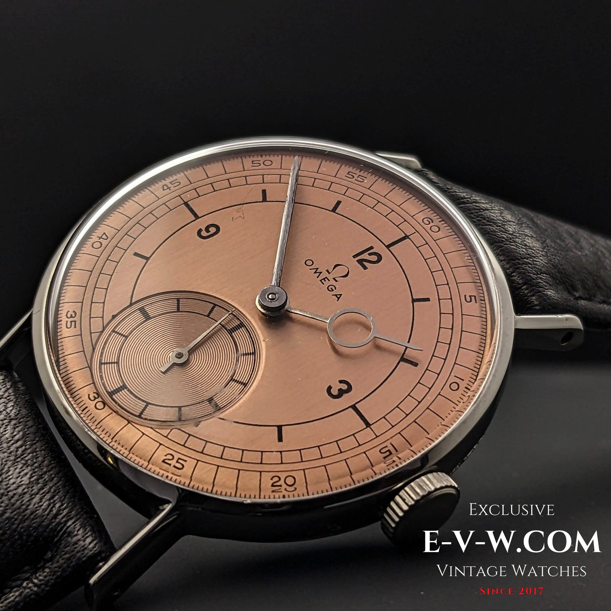 81 Years Old Vintage Omega Salomon / Rare Pontifex Hands / Cal. 30T2 / Vintage 1943