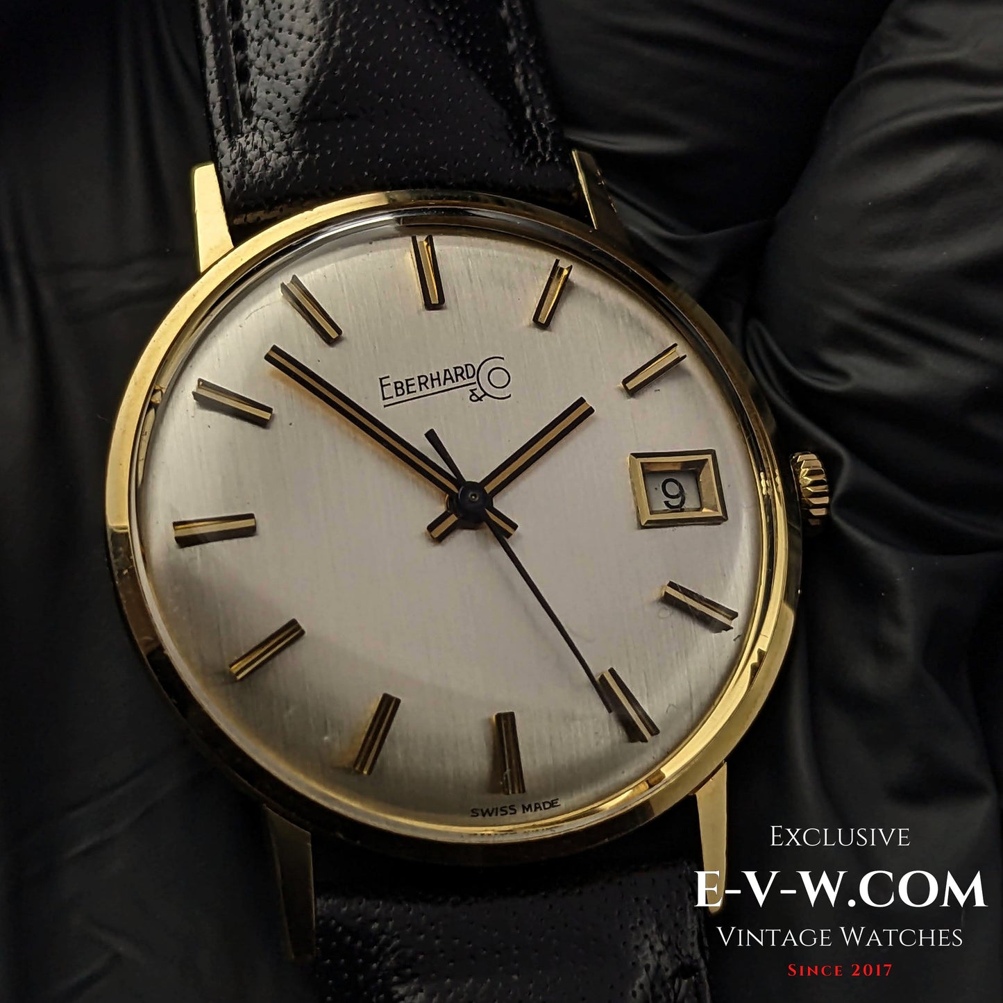60 Years Old Vintage Eberhard & CO / 18k Gold/ Cal.236-12 B / Vintage 1960s