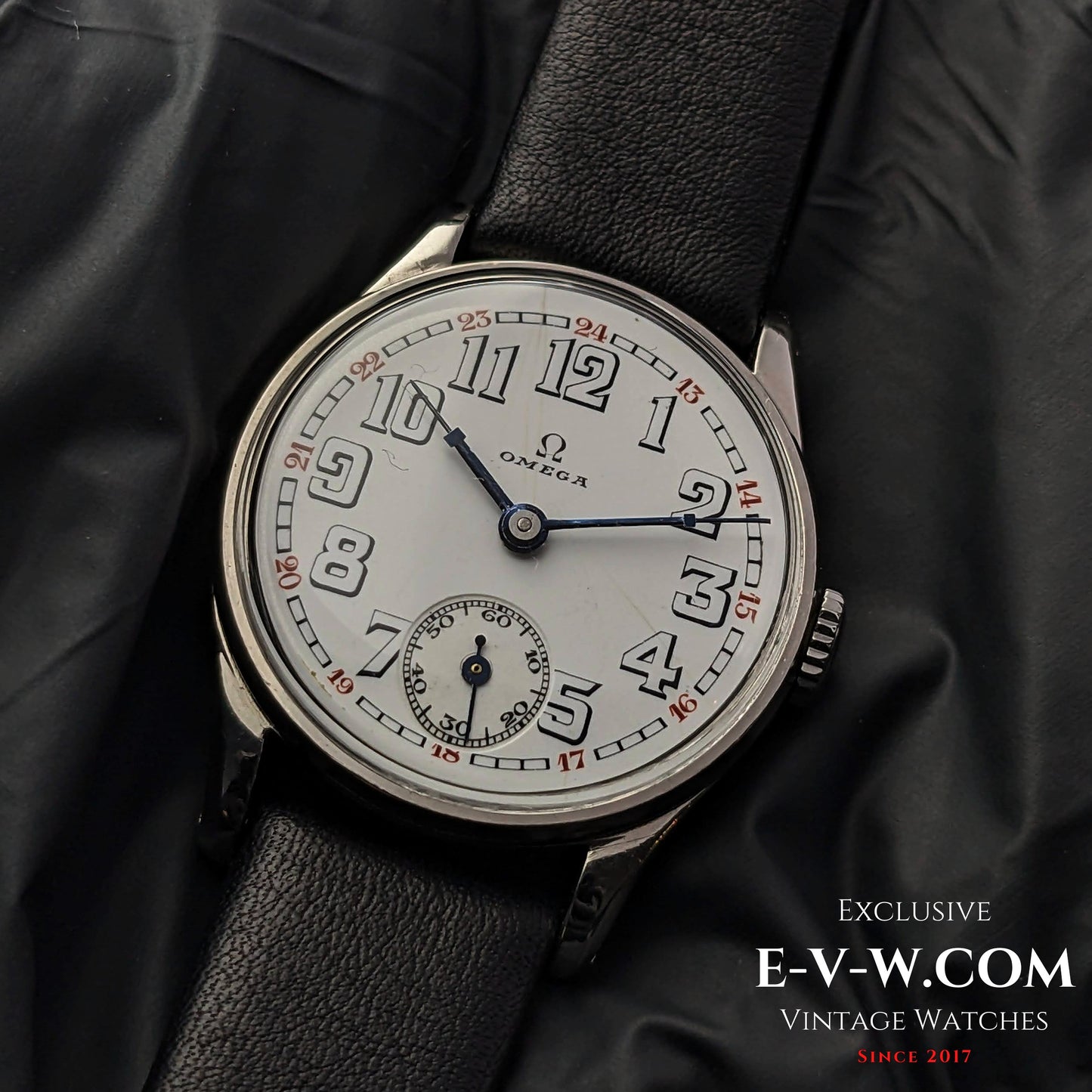 84 Years Old Rare Omega Art Deco / Cal. 25,6SOBT3/ Vintage 1939