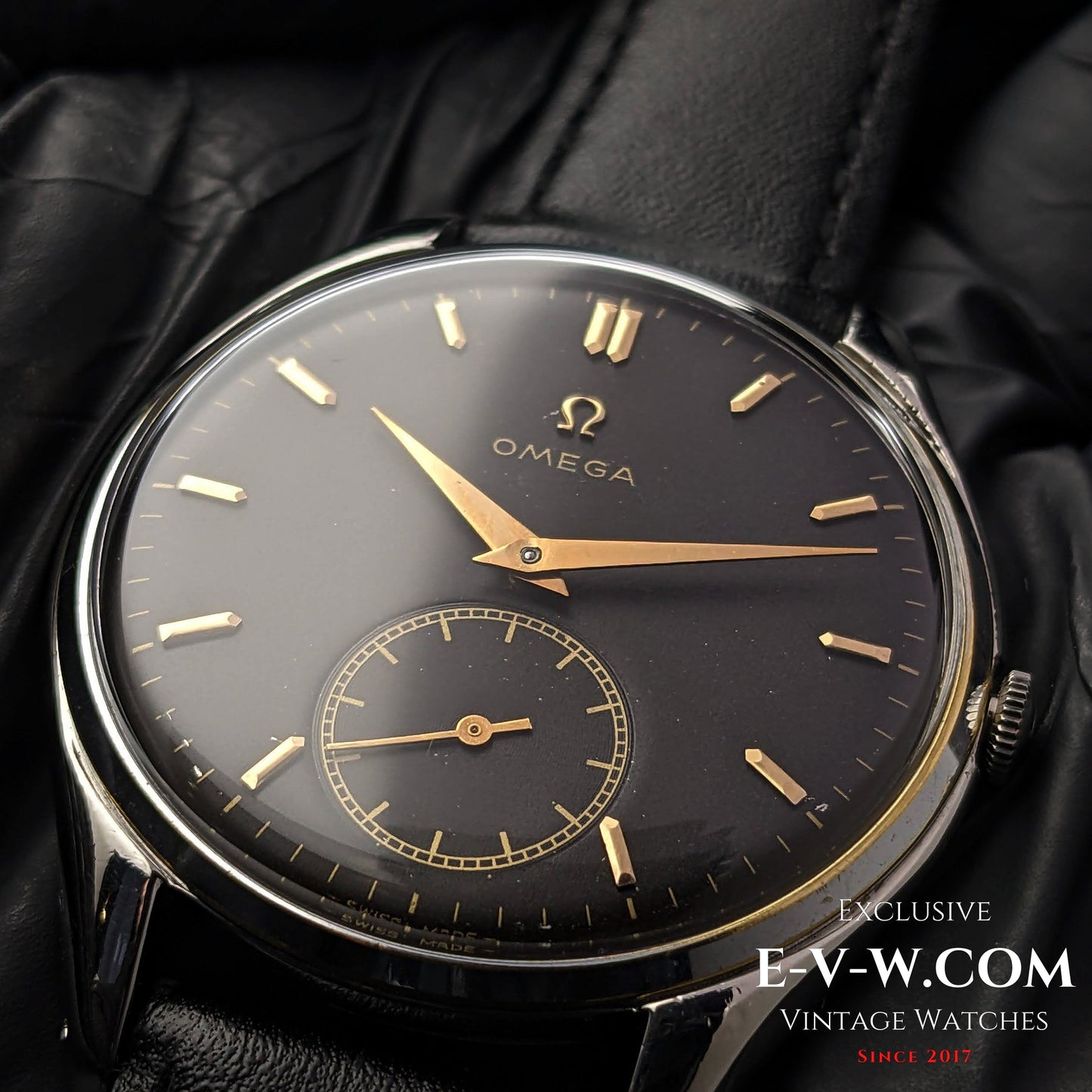 59 Years Old Vintage Omega Jumbo 38,5mm Ref. 2505-11 / Cal. 265 / 30T2 / Vintage 1947