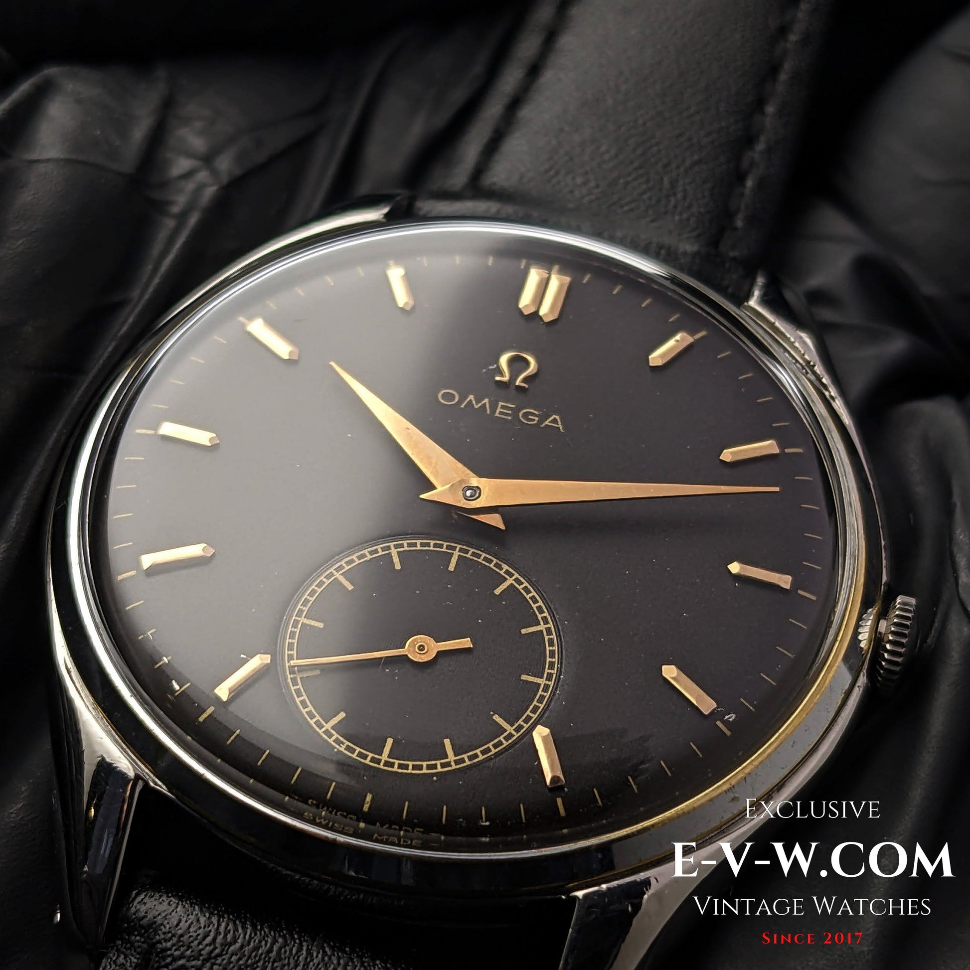 59 Years Old Vintage Omega Jumbo 38,5mm Ref. 2505-11 / Cal. 265 / 30T2 / Vintage 1947