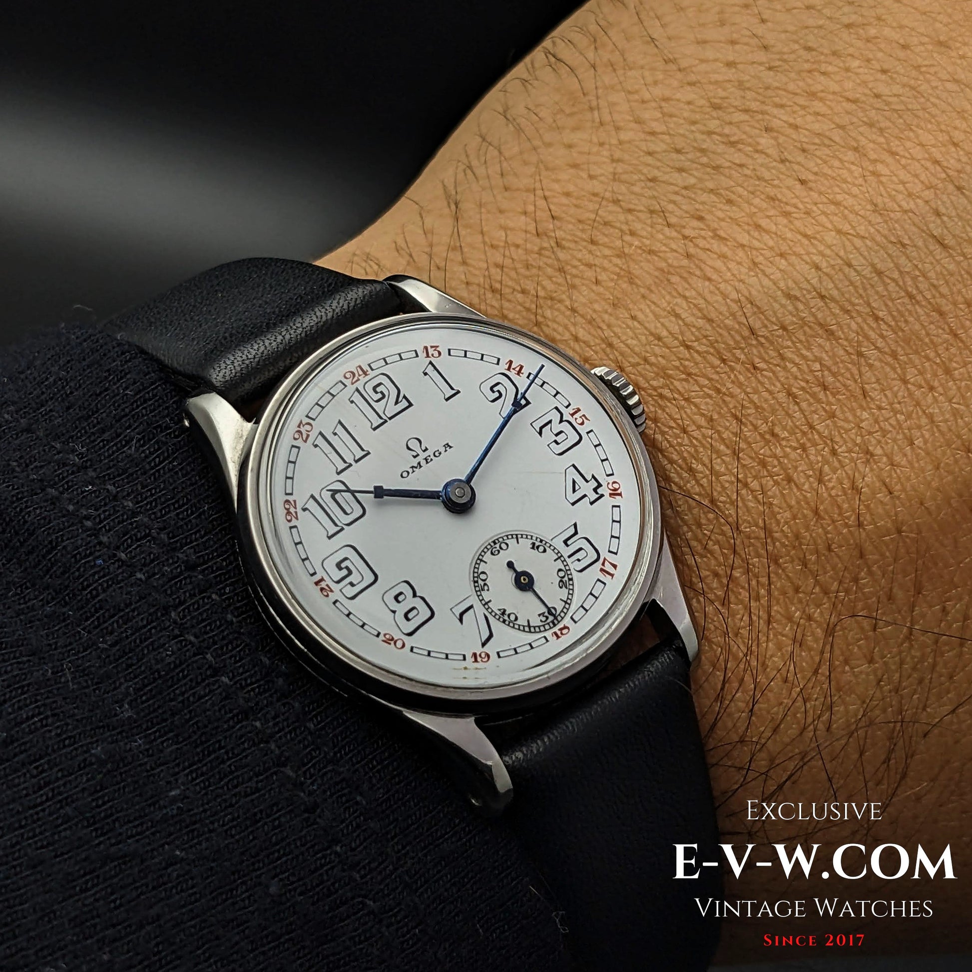 84 Years Old Rare Omega Art Deco / Cal. 25,6SOBT3/ Vintage 1939