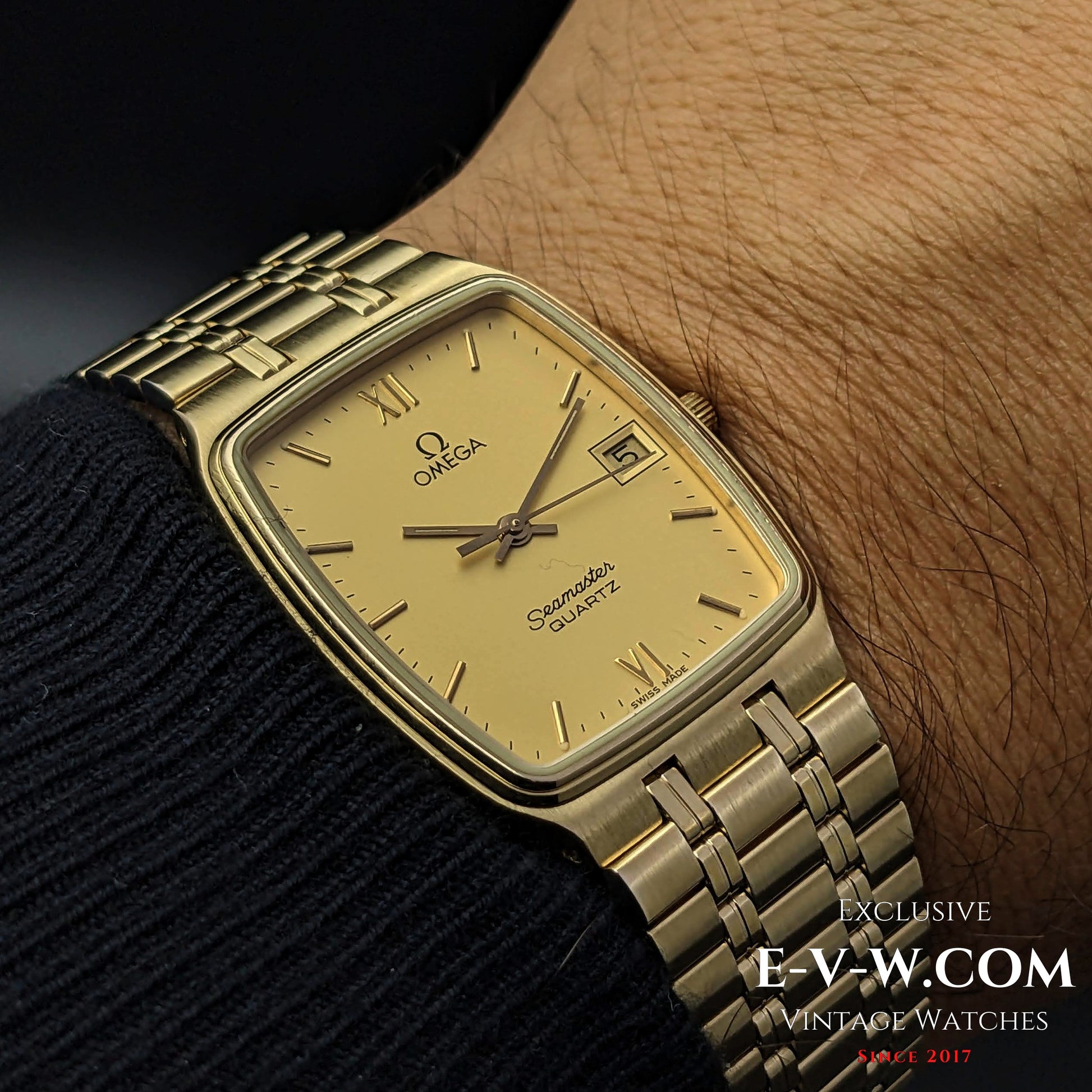 50 Years Old Vintage Omega Seamaster Quartz / Mint Conditio / Cal.1430 / Vintage 1970s