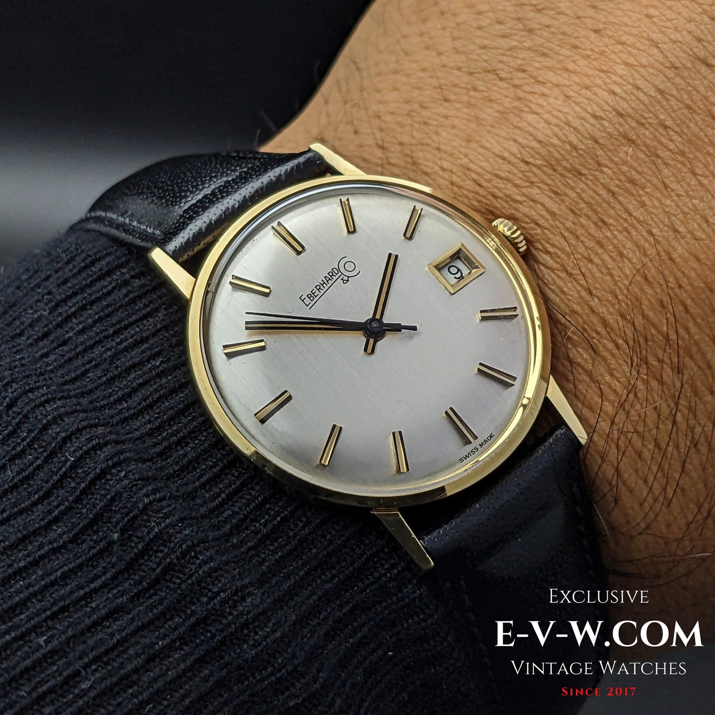 60 Years Old Vintage Eberhard & CO / 18k Gold/ Cal.236-12 B / Vintage 1960s