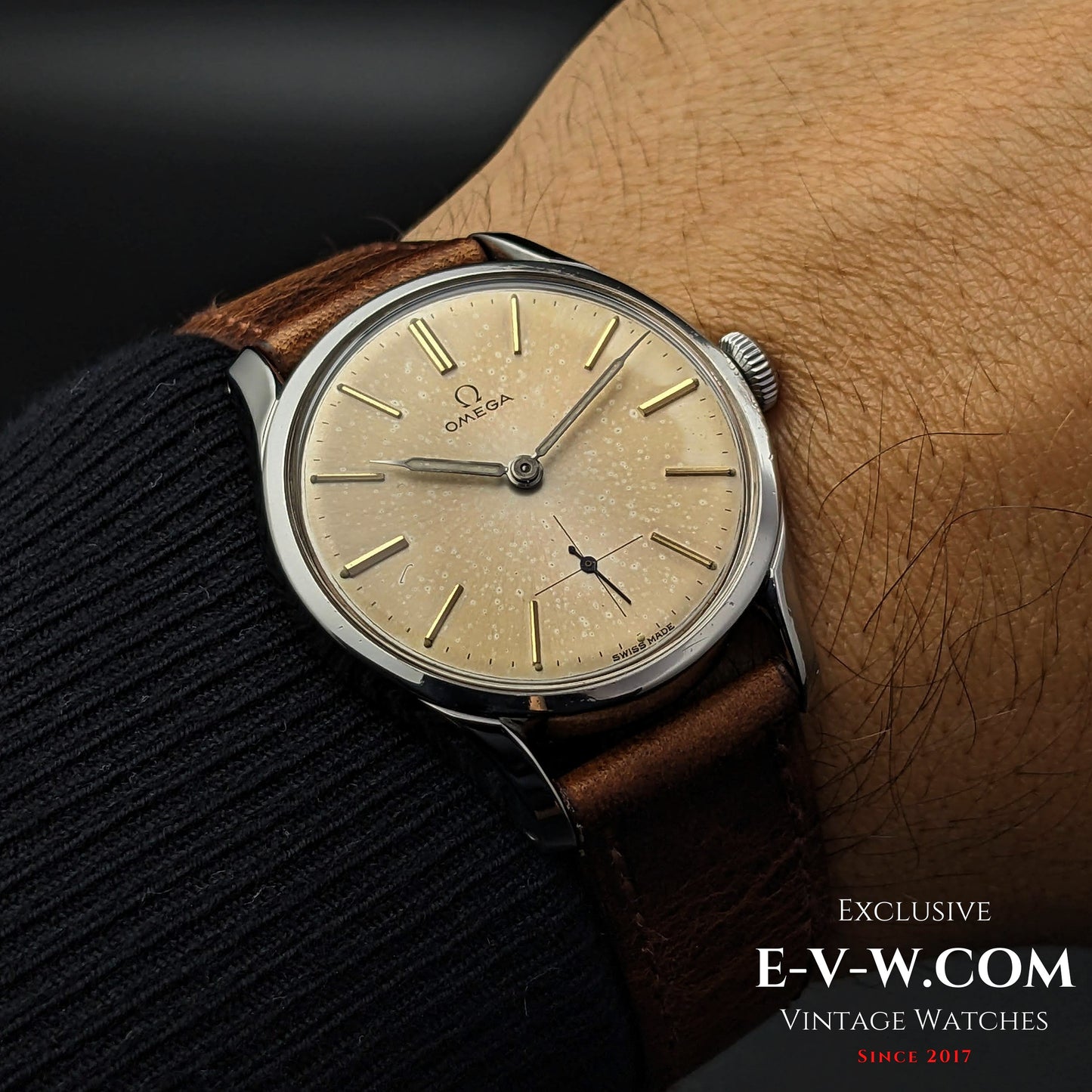 73 Years Old Vintage Omega with beautiful patina Ref. 2639-1 / Cal. 265 (30T2) / Vintage 1950