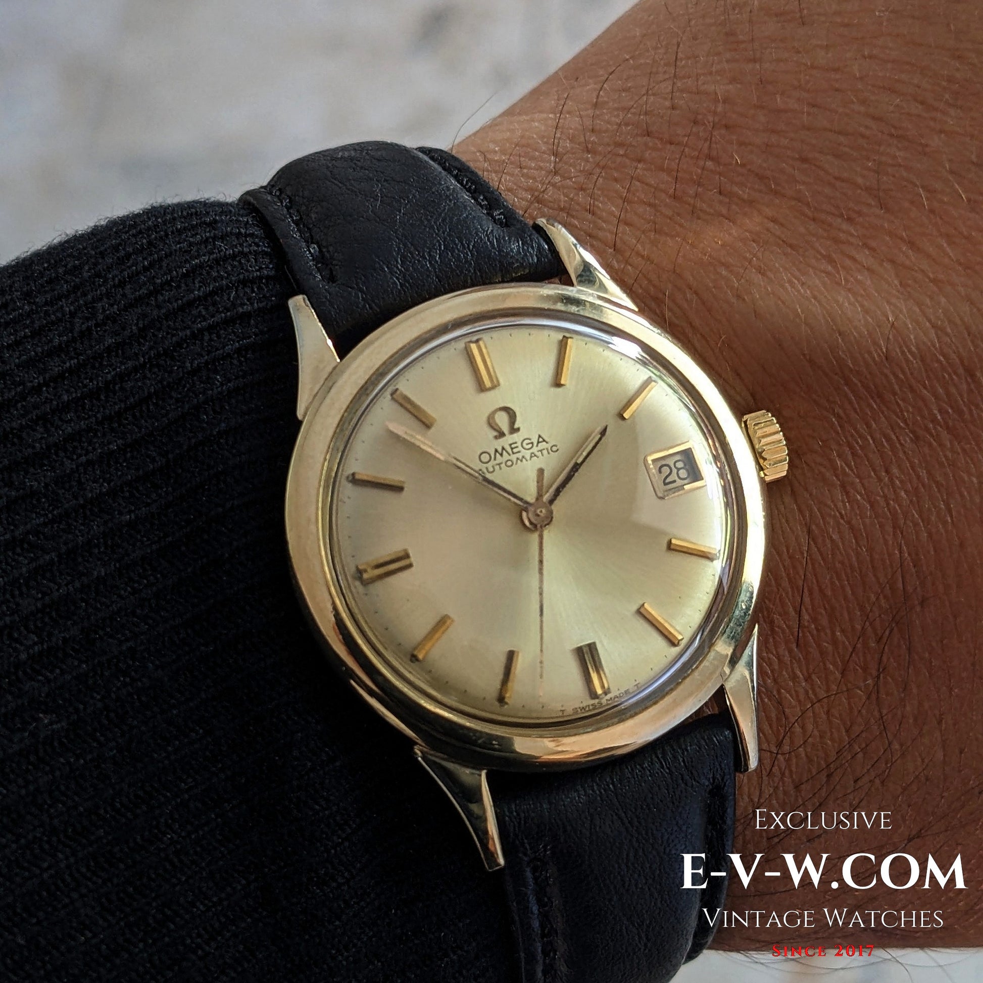 59 Years Old Vintage Omega AUTOMATIC / Gold Plated /Ref. K6312 / Cal. 560 / Vintage 1966