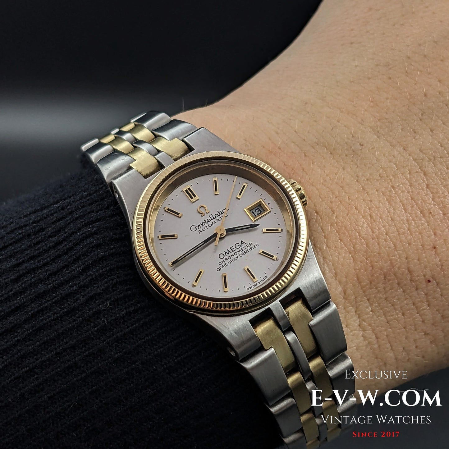 50 Years Old Vintage Omega Constellation Automatic Women's - ladys / Gold Seel /Ref. 5680019 / Cal. 685 Vintage 1974