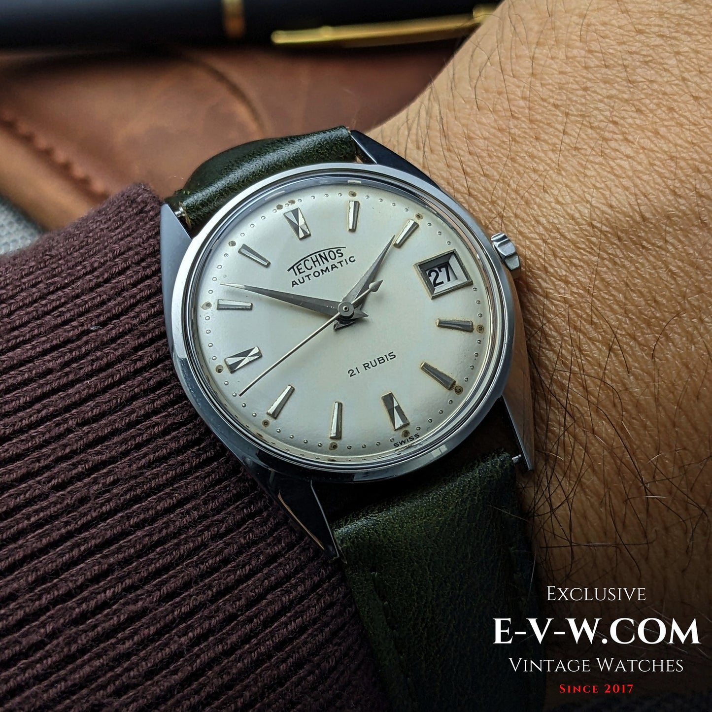 1960s — Technos — Automatic — 2452 — ETA 2452 — Vintage 1960s — Serviced