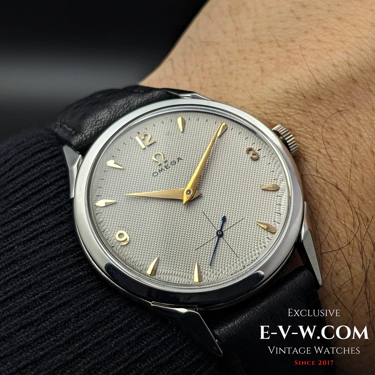 72 Years Old Vintage Omega Guilloche-Honeucomb Dial Ref. 2609 / Cal. 266 / Vintage 1952
