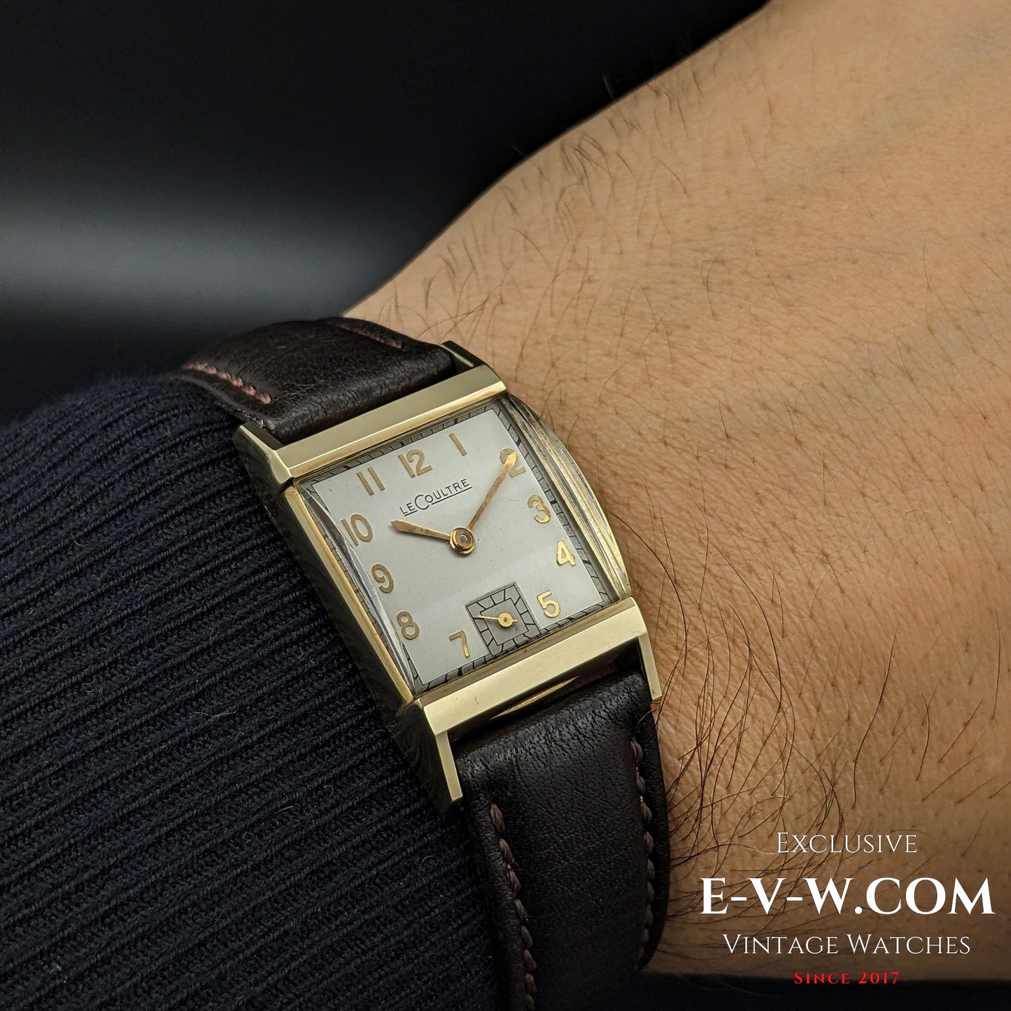 94 Years Old Antique Jaeger-LeCoultre Tank unique cristal Art Deco Cal. 11LO Vintage 1930#e-v-w.com