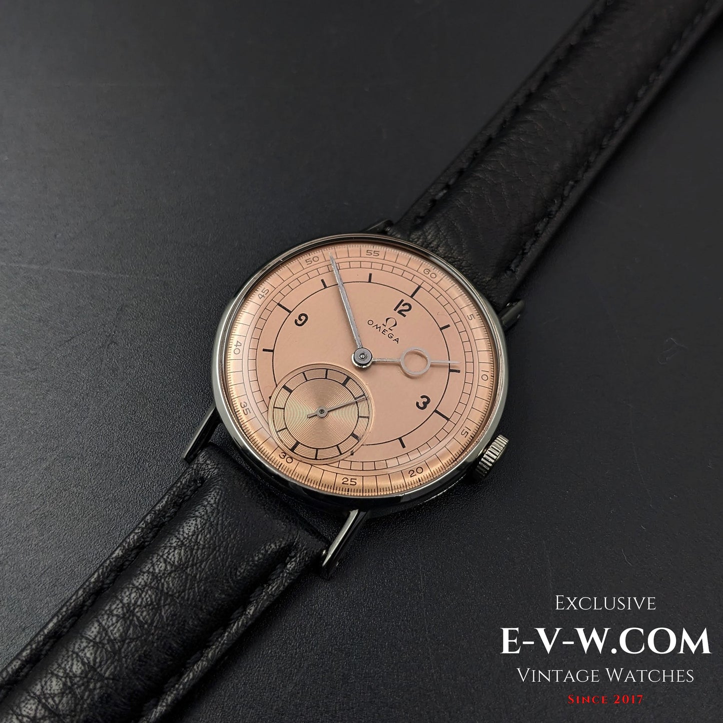 81 Years Old Vintage Omega Salomon / Rare Pontifex Hands / Cal. 30T2 / Vintage 1943