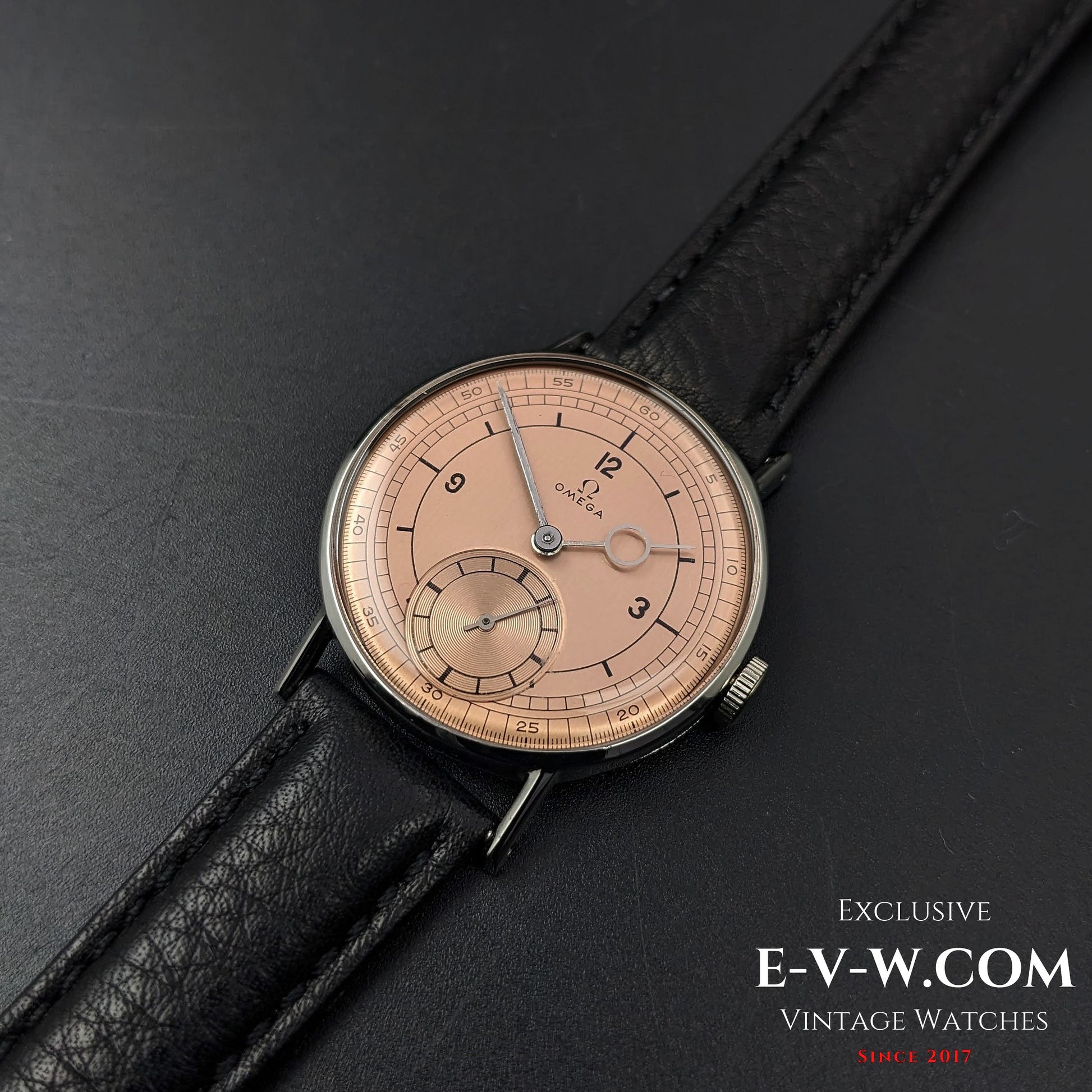 81 Years Old Vintage Omega Salomon / Rare Pontifex Hands / Cal. 30T2 / Vintage 1943