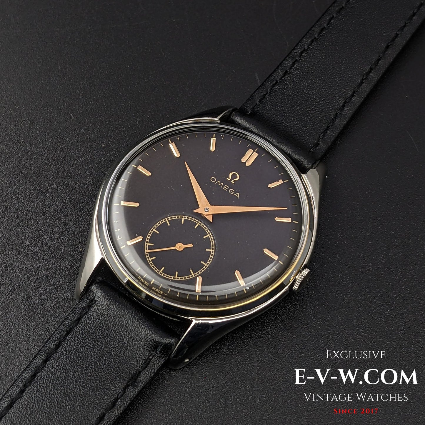 59 Years Old Vintage Omega Jumbo 38,5mm Ref. 2505-11 / Cal. 265 / 30T2 / Vintage 1947