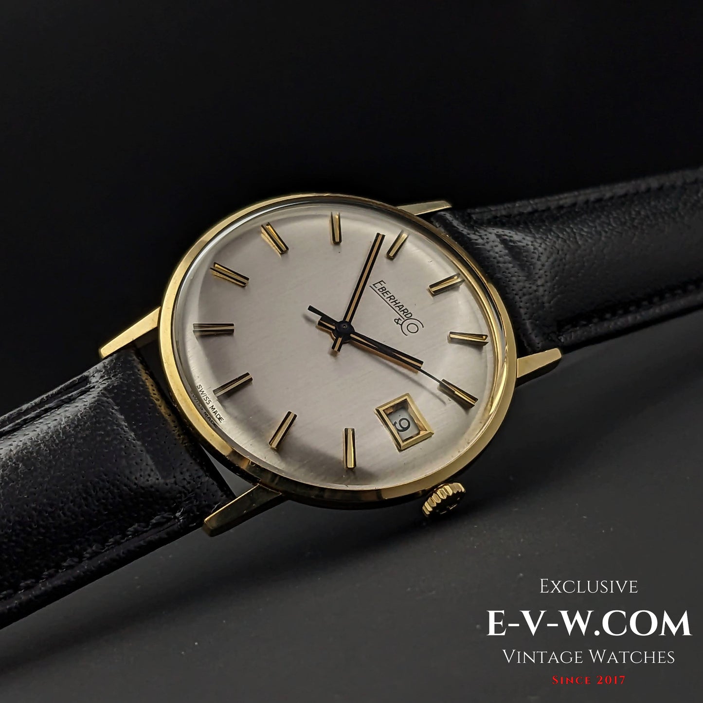 60 Years Old Vintage Eberhard & CO / 18k Gold/ Cal.236-12 B / Vintage 1960s