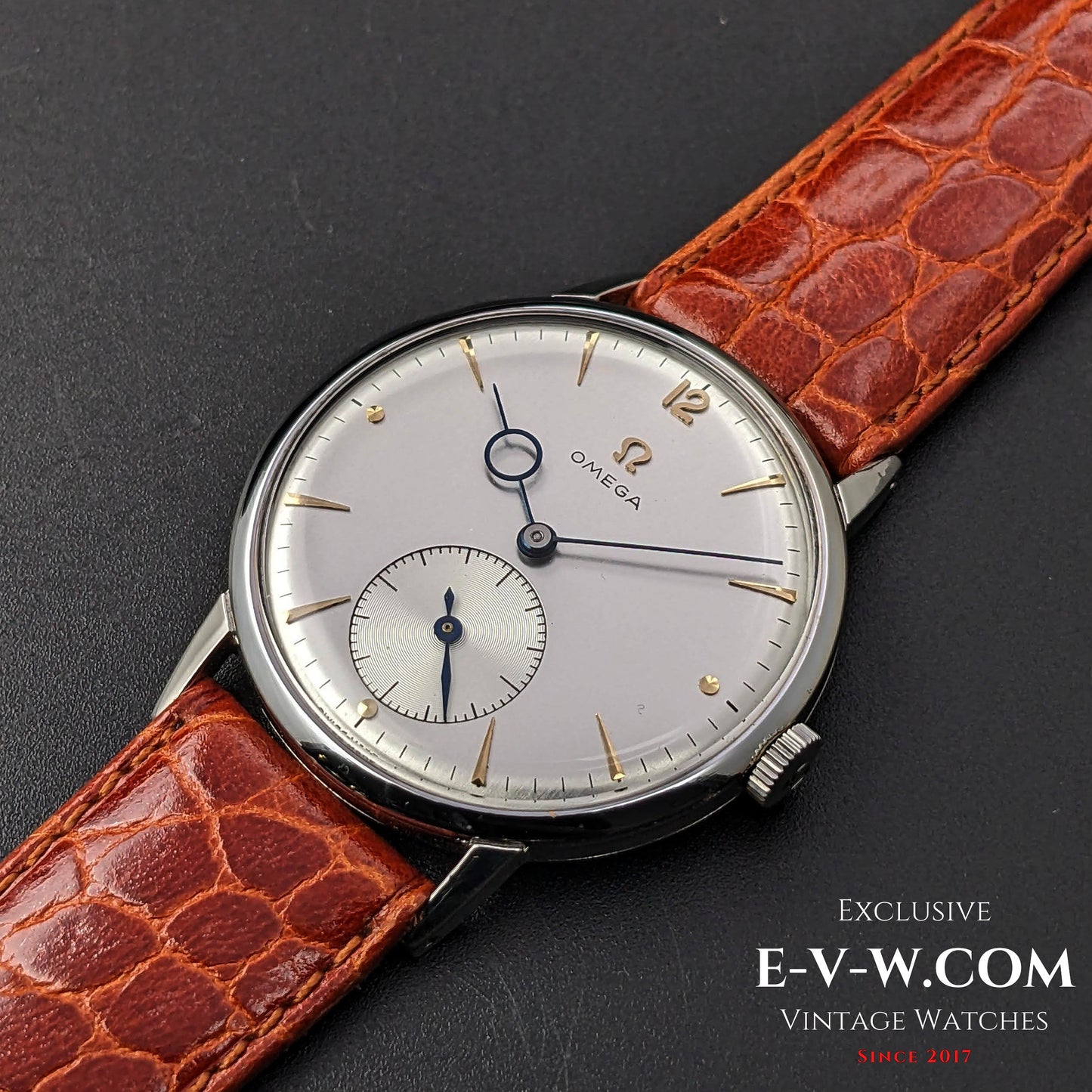 76 Years Old Vintage Omega Very Rare Pontifex Hands / Jumbo Oversize /Ref. 2272-9 / Cal. 30T2PC / Vintage 1947