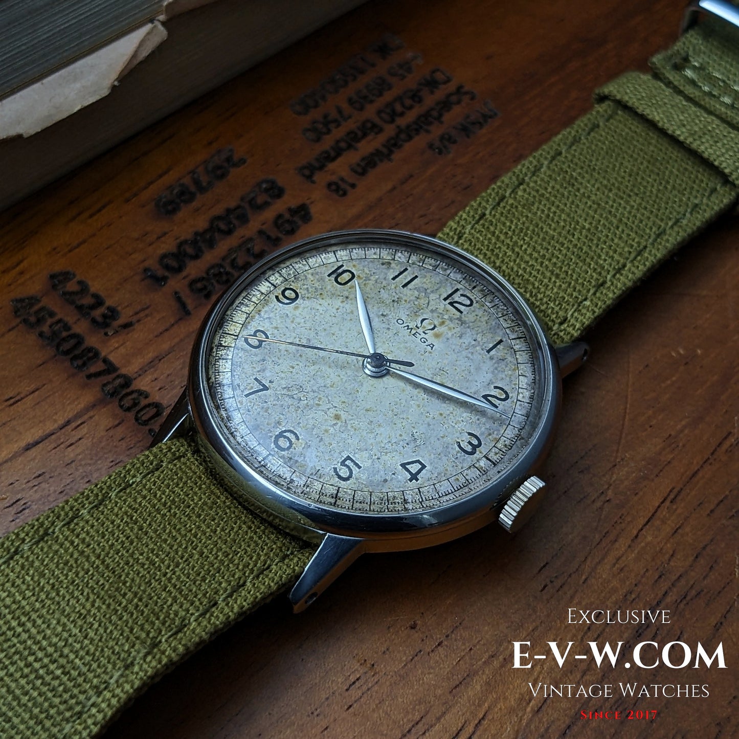 ~80 Years Old — Omega 30T2 WWII “Calatrava-Style” | Ref. 2349/3 | Cal. 30T2 SC | ~1944 | Serviced