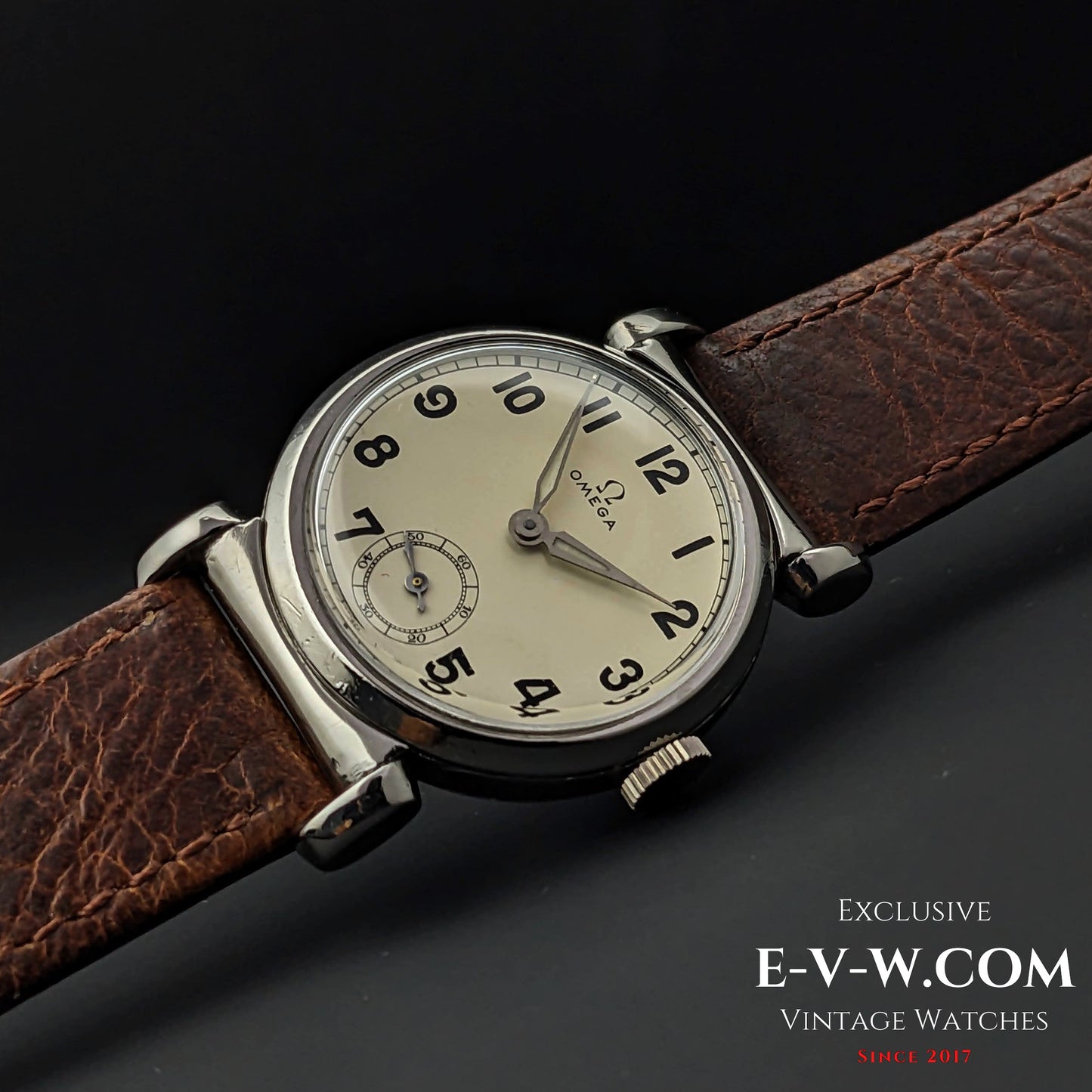 88 Years Old Vintage Omega  Scarab Art Deco  / Ref.  / Cal. 26.5 SOB T2 / Vintage  1935