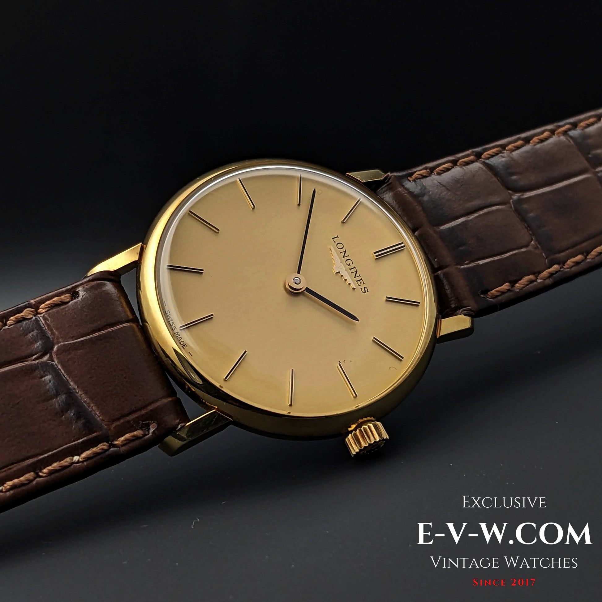 47 Years Old Vintage Longines Classic 18k Gold / Cal. L.847.4 / Vintage 1976