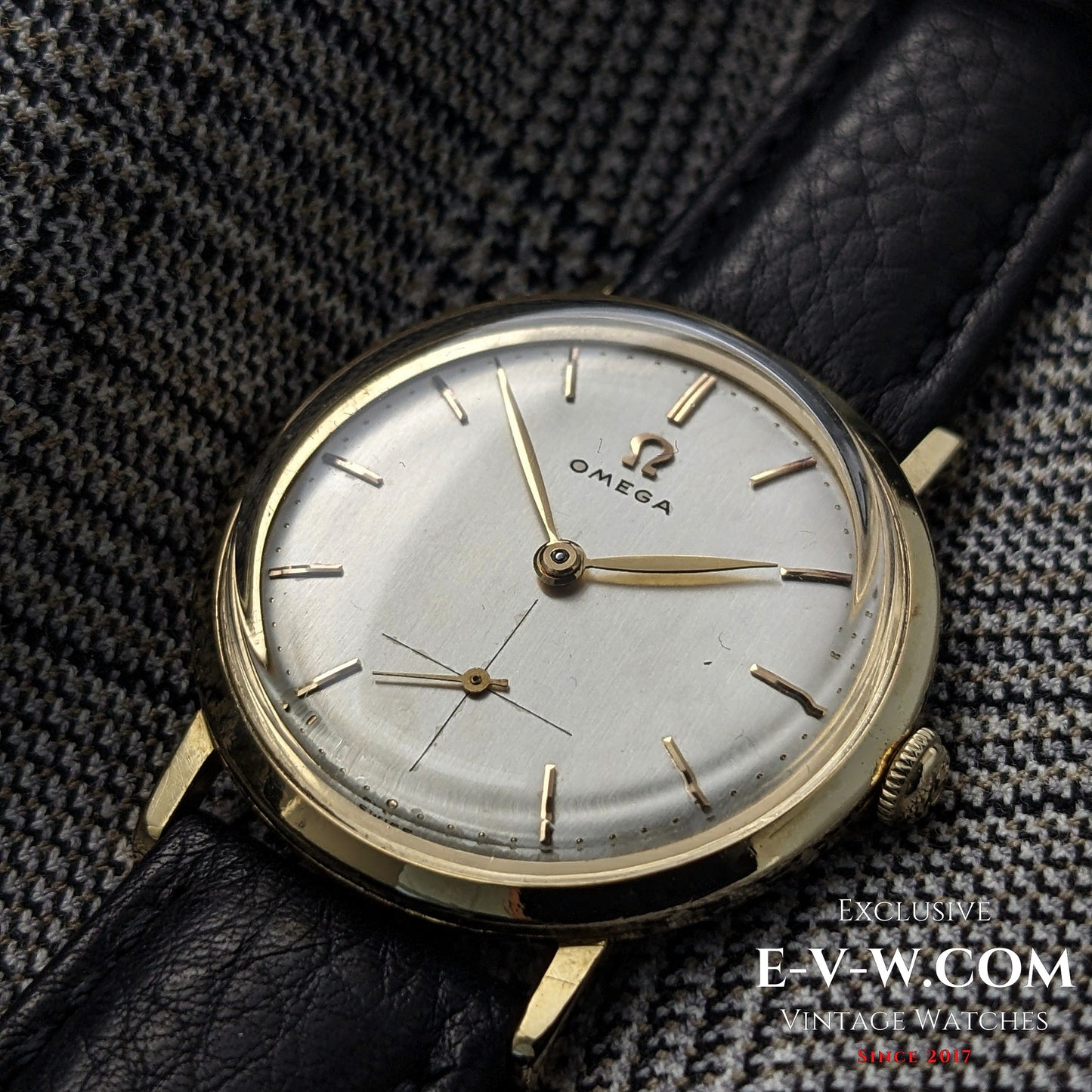 71 years old -Omega 14K gold-filled-Ref. N-6255 - Cal 302 - Vintage 1954 - Serviced