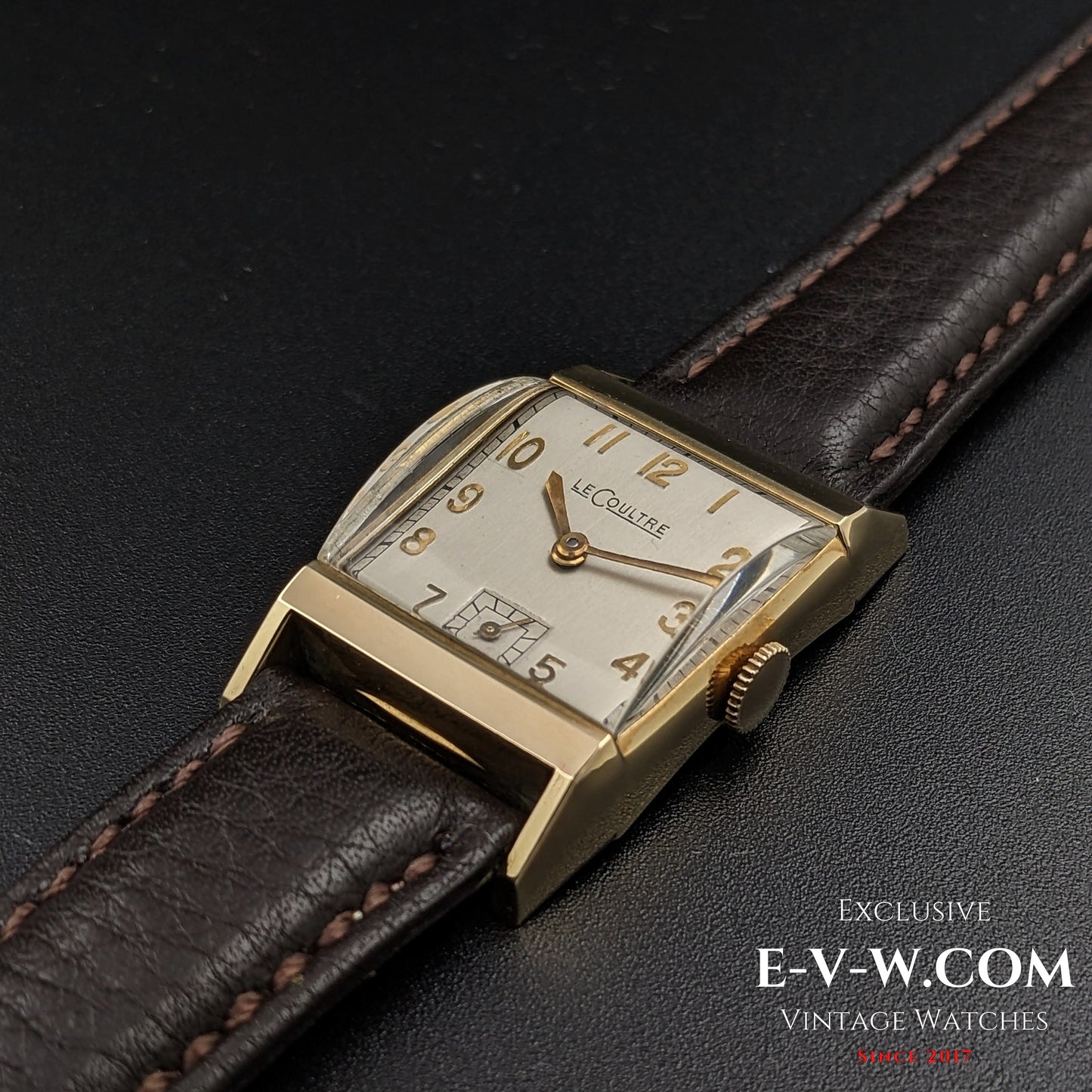 94 Years Old Antique Jaeger-LeCoultre Tank unique cristal Art Deco Cal. 11LO Vintage 1930#e-v-w.com